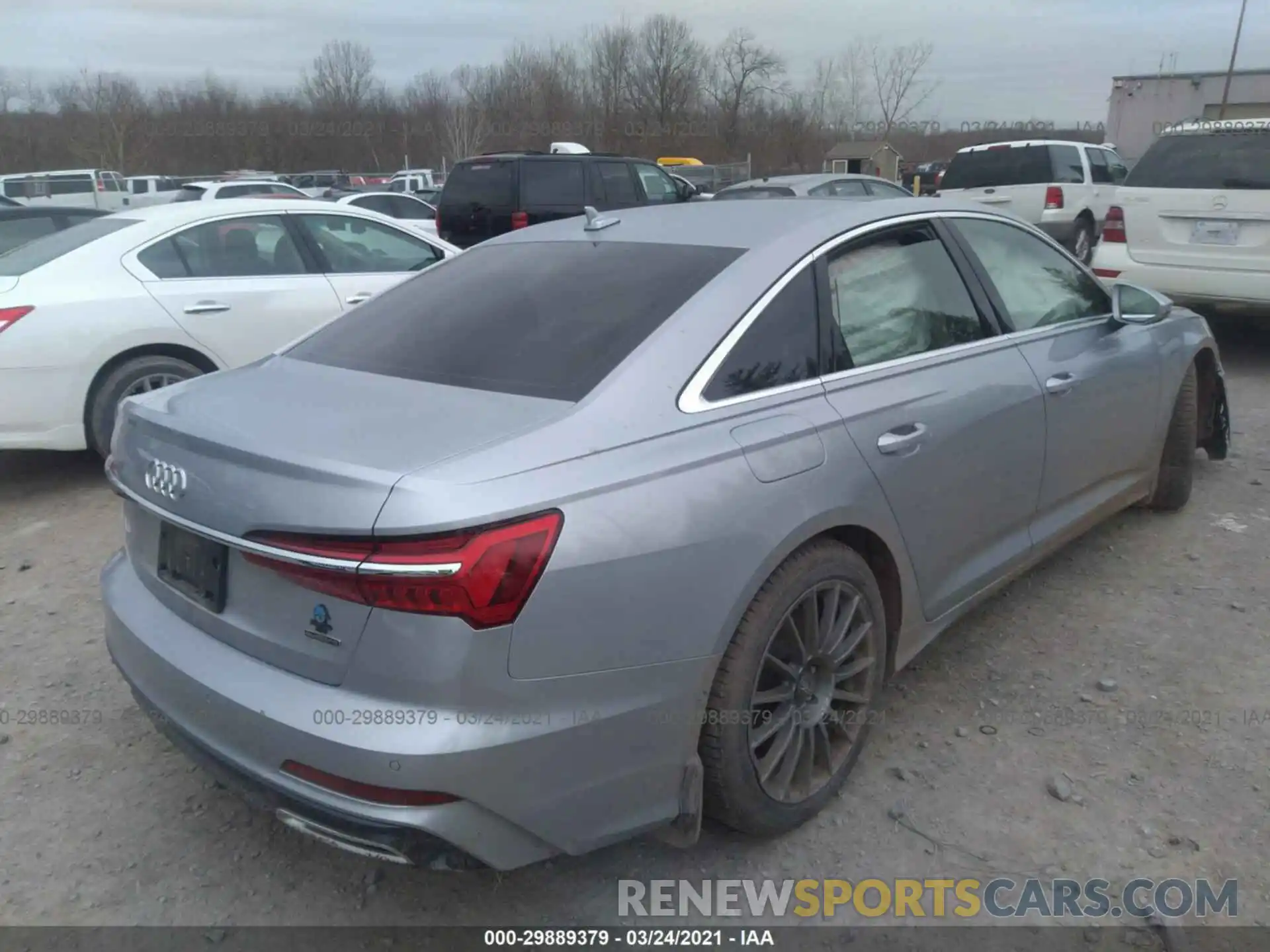 4 Photograph of a damaged car WAUM2AF27KN036166 AUDI A6 2019