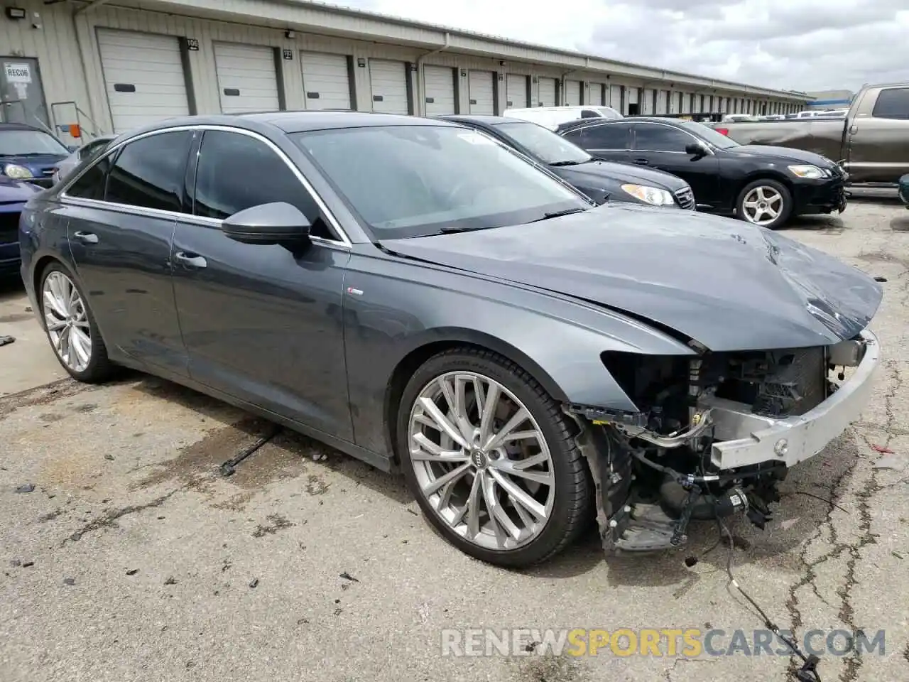 1 Photograph of a damaged car WAUM2AF27KN044283 AUDI A6 2019