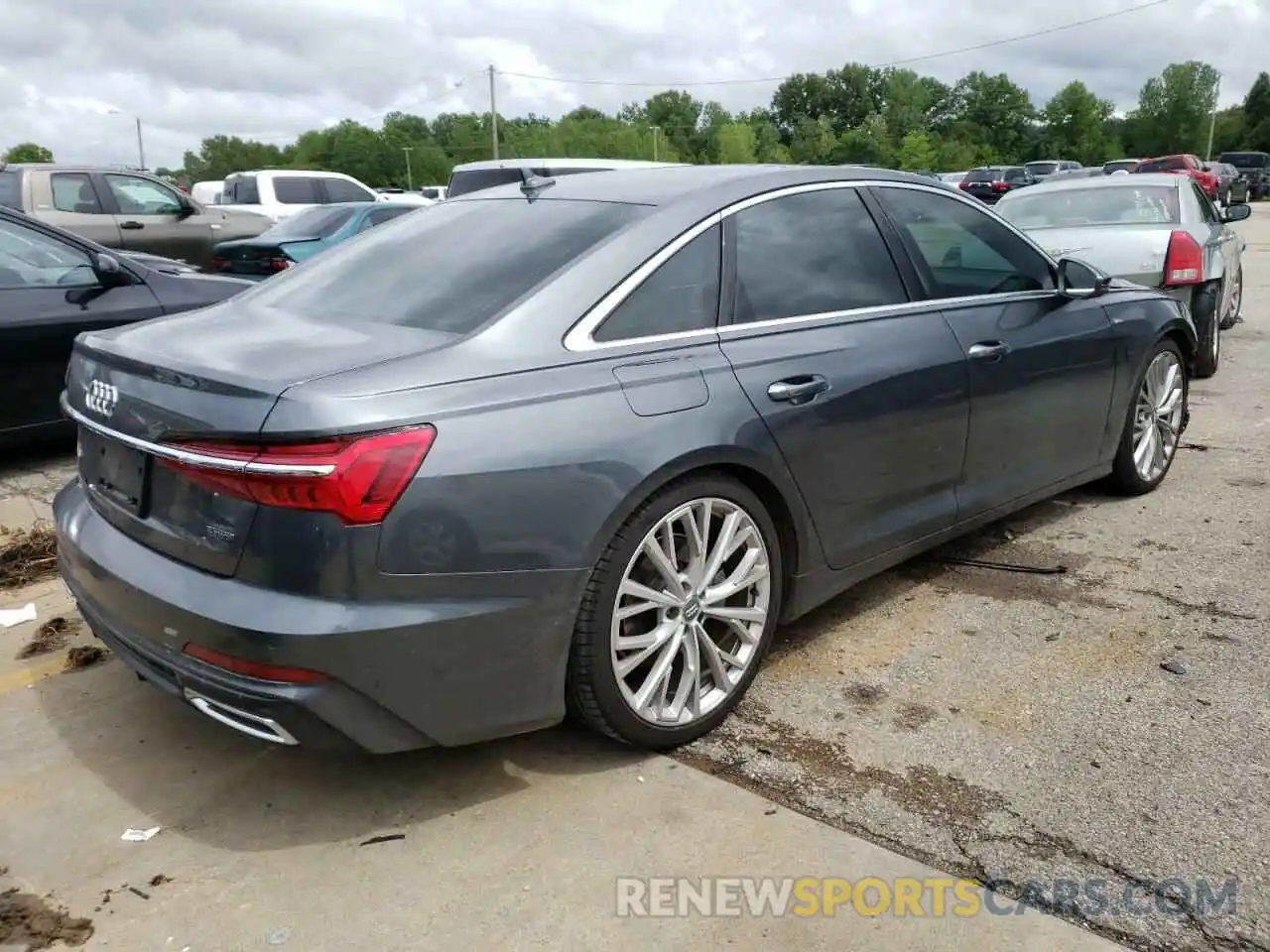 4 Photograph of a damaged car WAUM2AF27KN044283 AUDI A6 2019