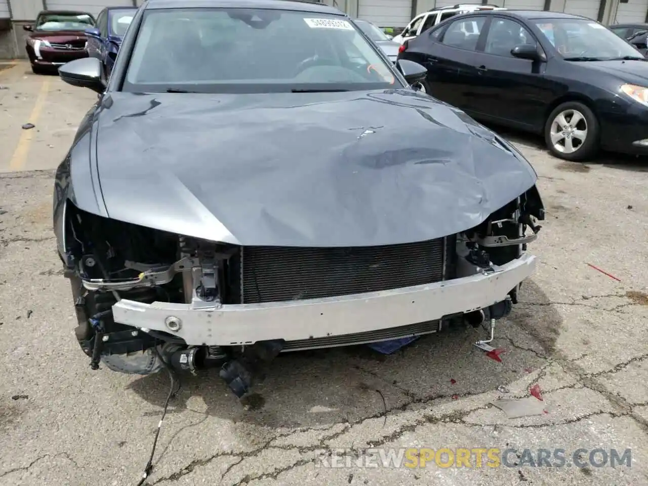 9 Photograph of a damaged car WAUM2AF27KN044283 AUDI A6 2019