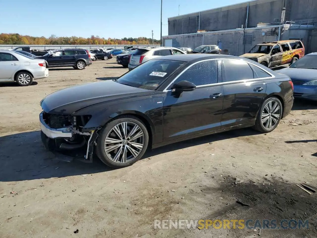 1 Photograph of a damaged car WAUM2AF28KN034328 AUDI A6 2019