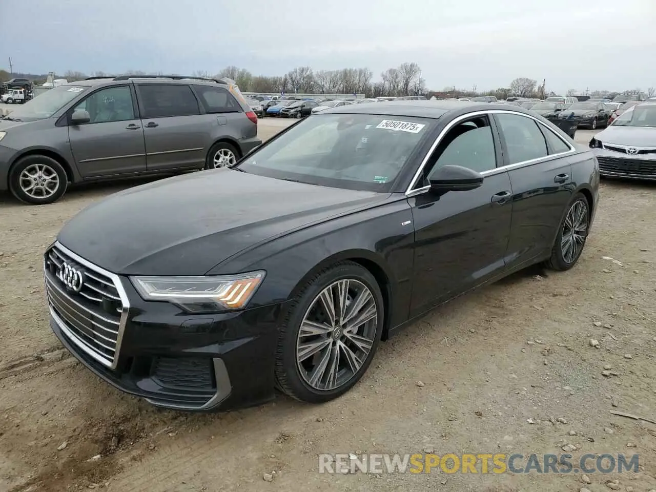 1 Photograph of a damaged car WAUM2AF28KN049394 AUDI A6 2019
