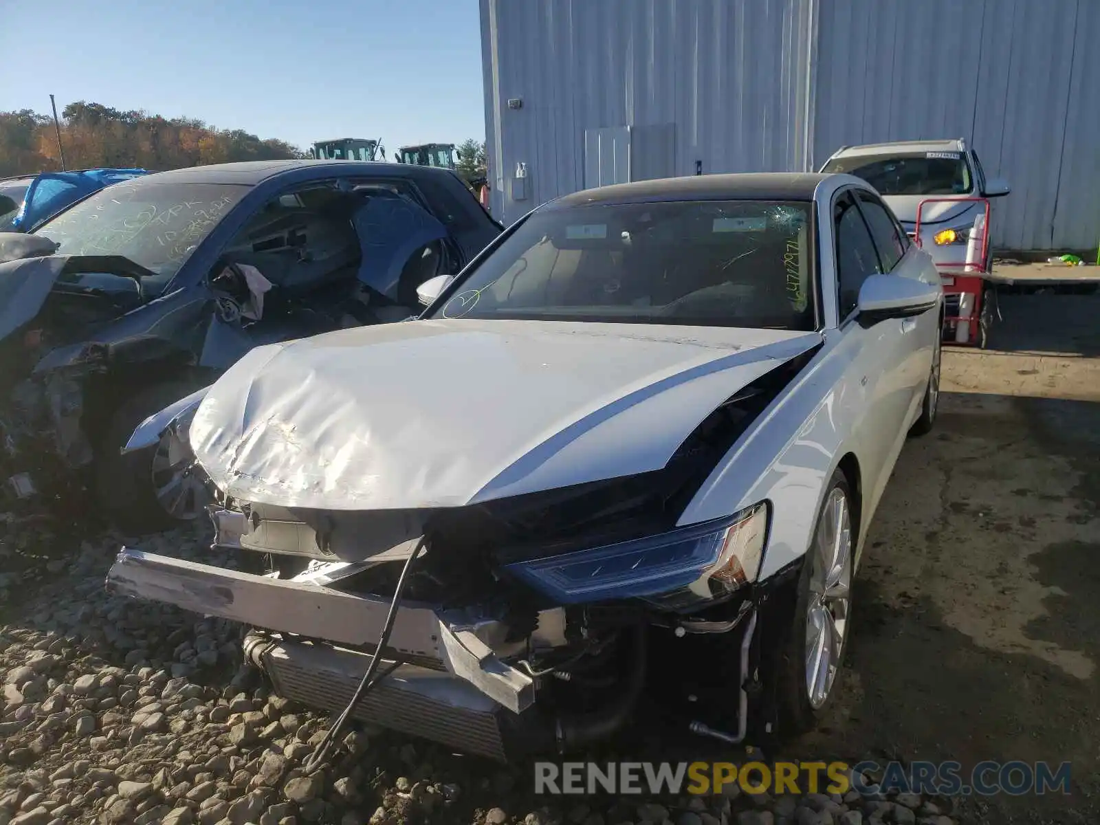 2 Photograph of a damaged car WAUM2AF29KN022480 AUDI A6 2019