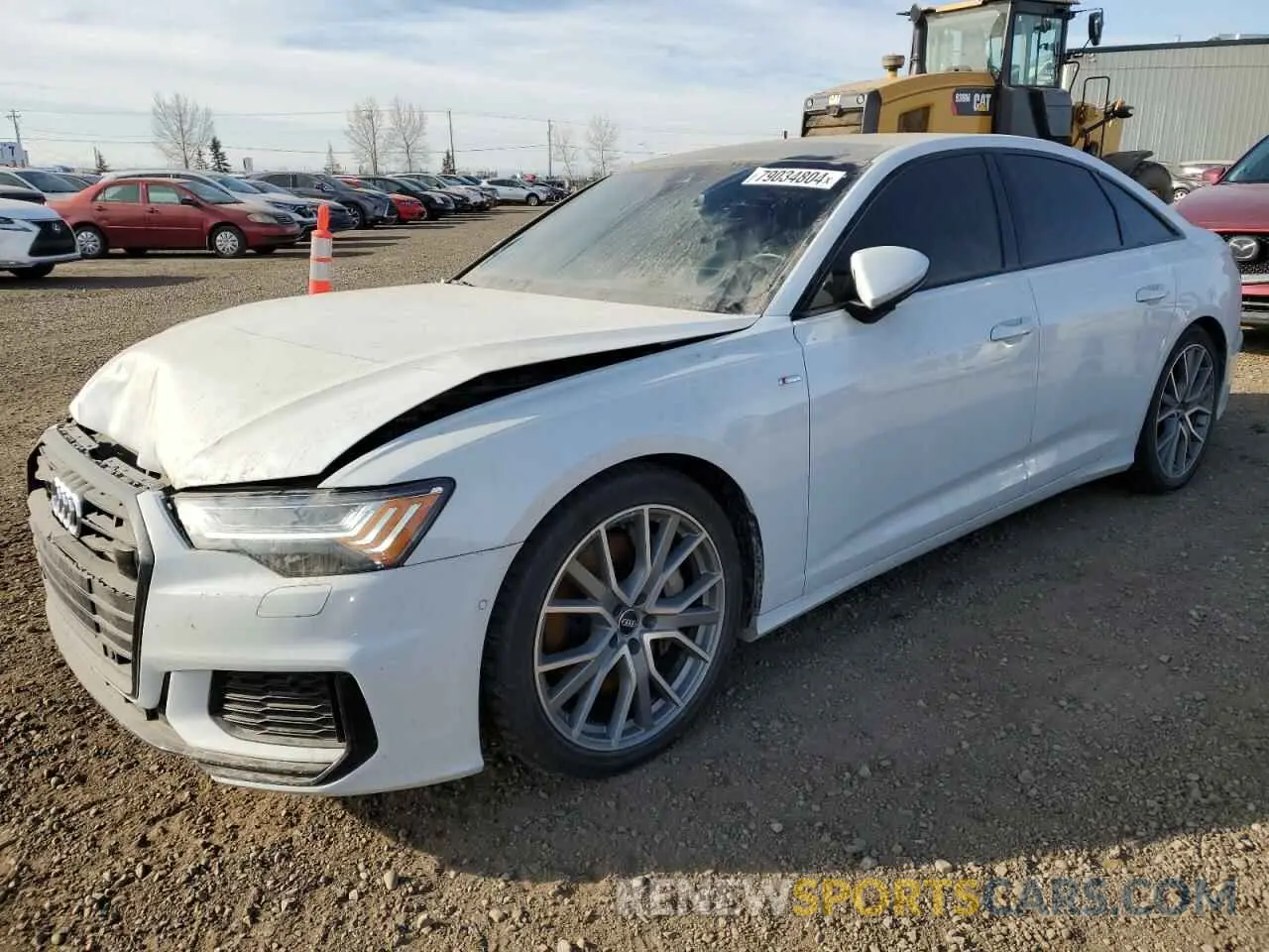 1 Photograph of a damaged car WAUM2AF29KN091590 AUDI A6 2019