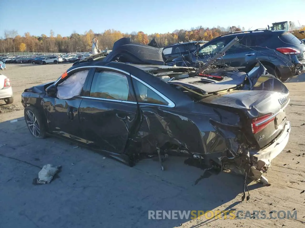 2 Photograph of a damaged car WAUL2AF2XLN077971 AUDI A6 2020