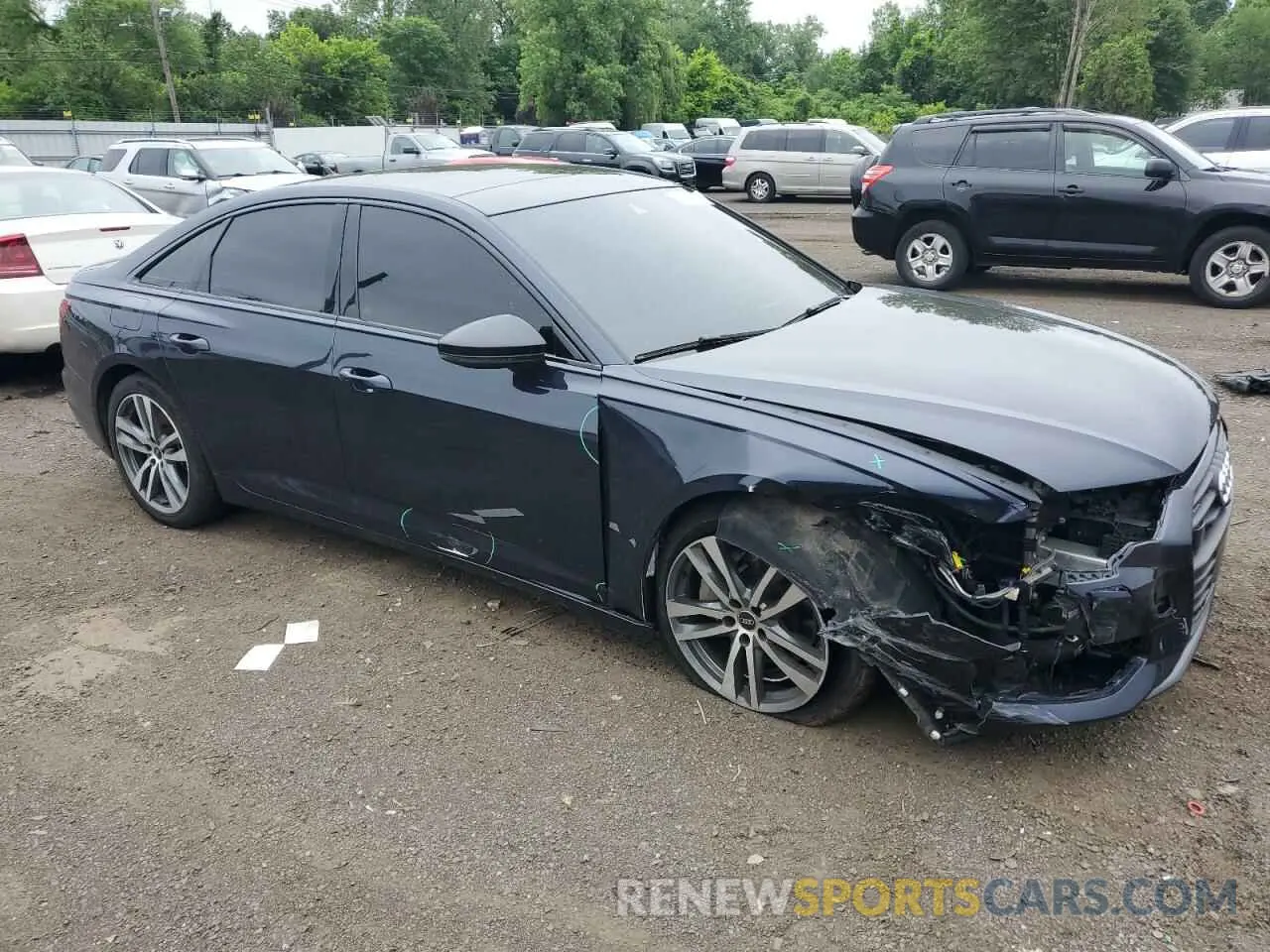 4 Photograph of a damaged car WAUE3AF23MN050005 AUDI A6 2021