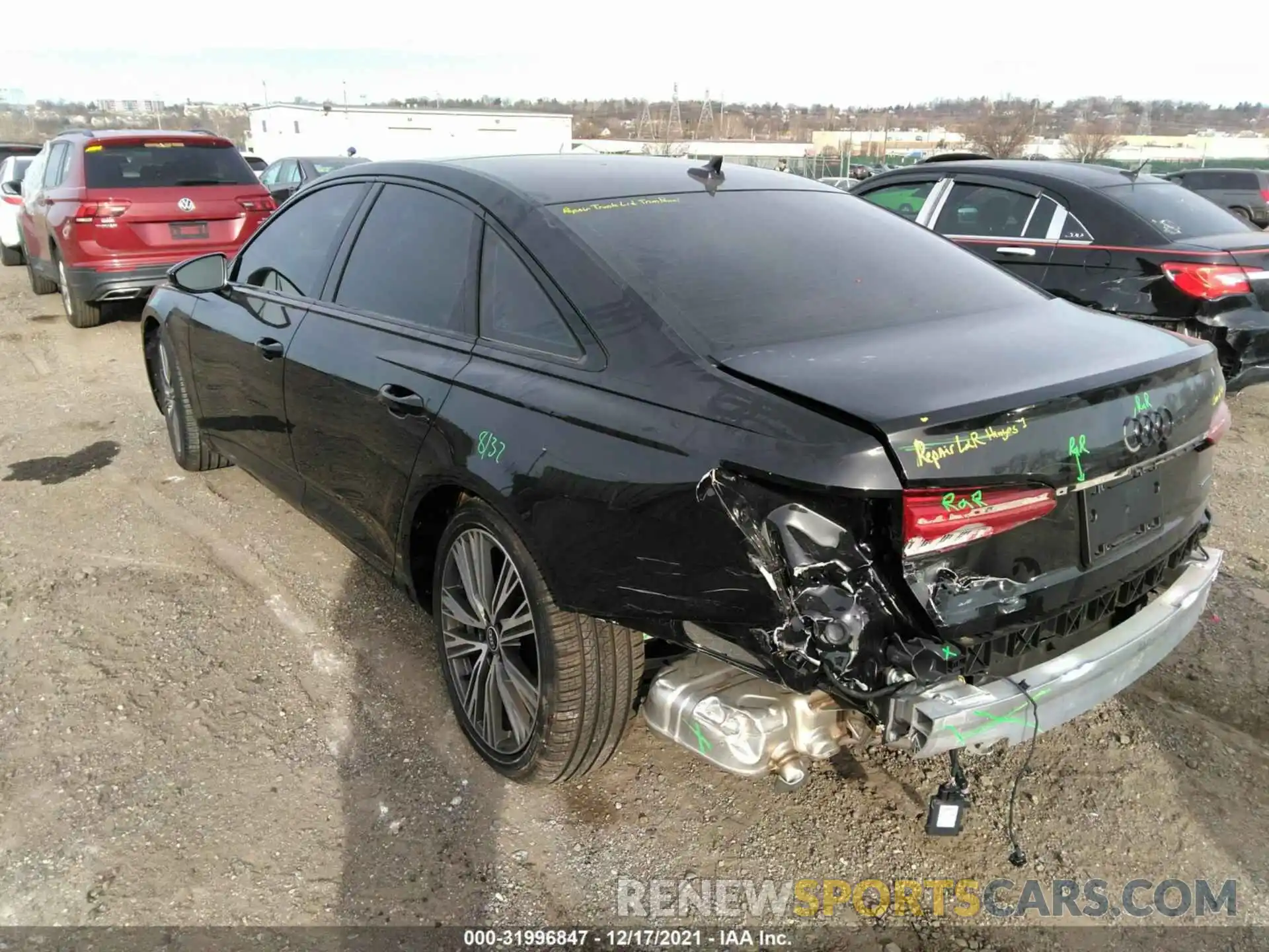 3 Photograph of a damaged car WAUE3AF23MN077995 AUDI A6 2021