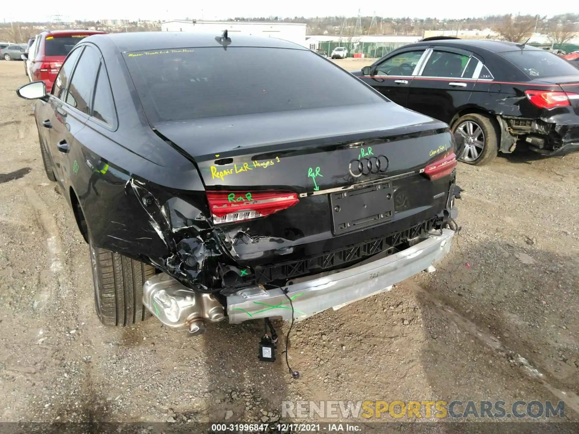 6 Photograph of a damaged car WAUE3AF23MN077995 AUDI A6 2021