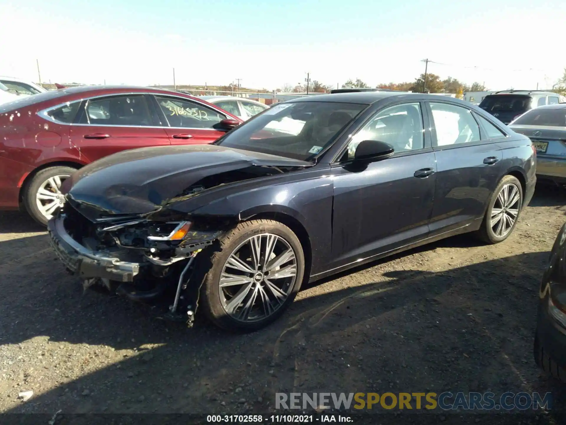 2 Photograph of a damaged car WAUE3AF26MN045655 AUDI A6 2021