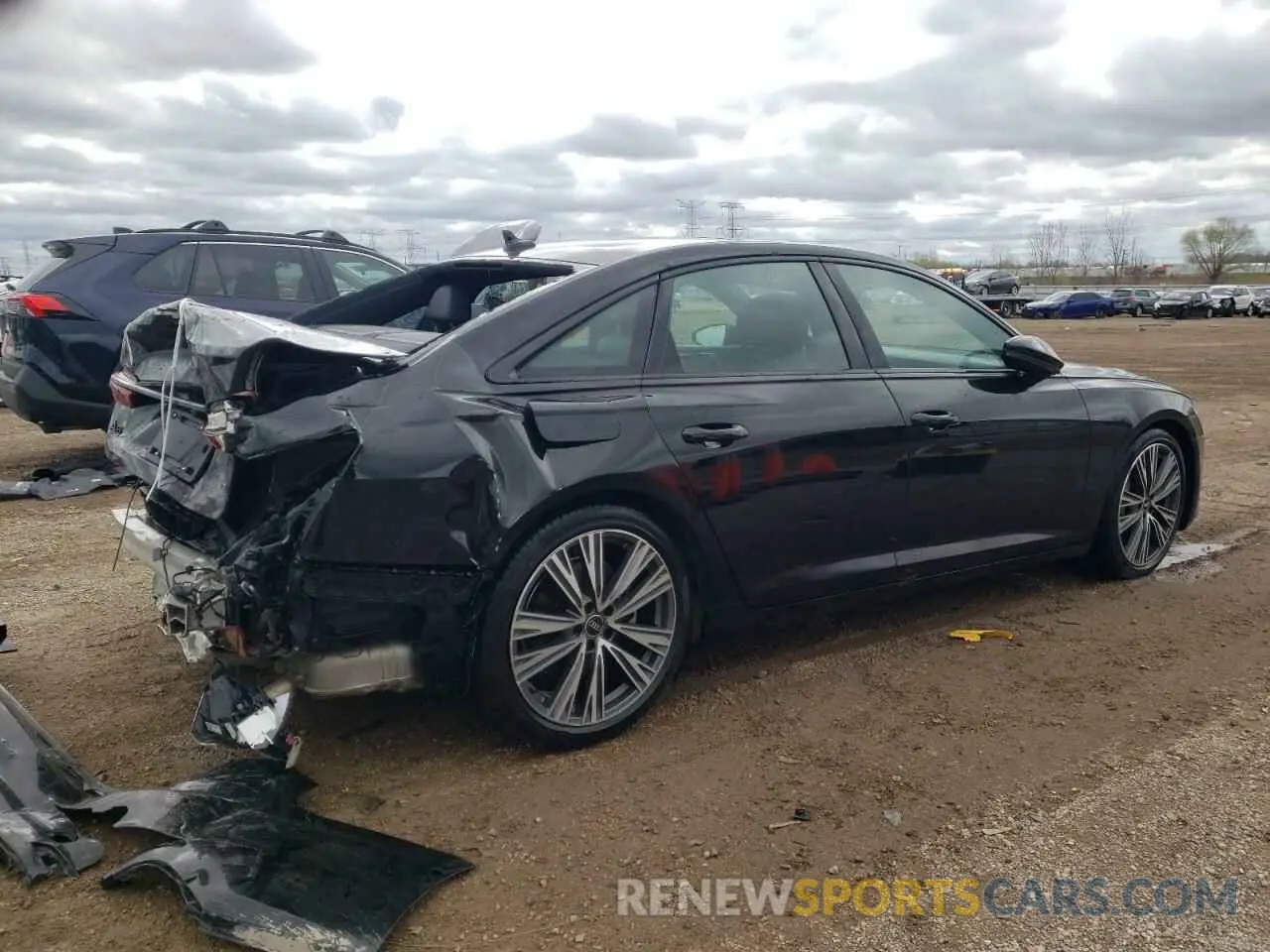 3 Photograph of a damaged car WAUE3AF29MN104469 AUDI A6 2021