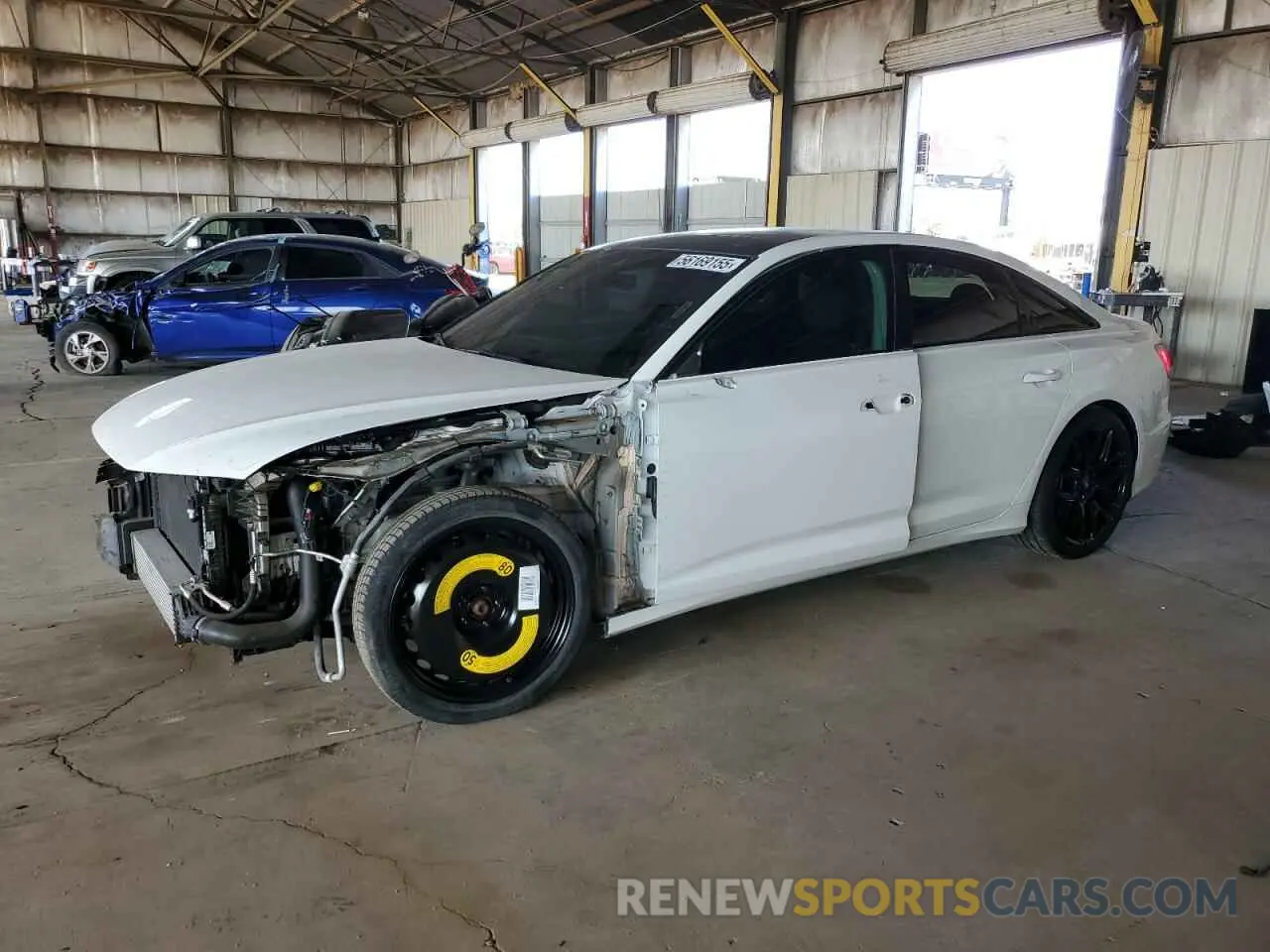 1 Photograph of a damaged car WAUK2AF26MN035892 AUDI A6 2021