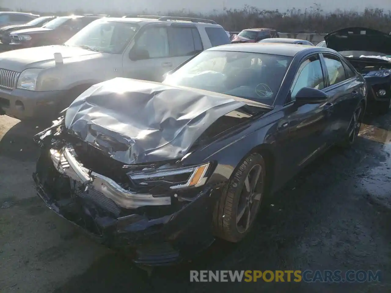 2 Photograph of a damaged car WAUL2AF22MN047543 AUDI A6 2021