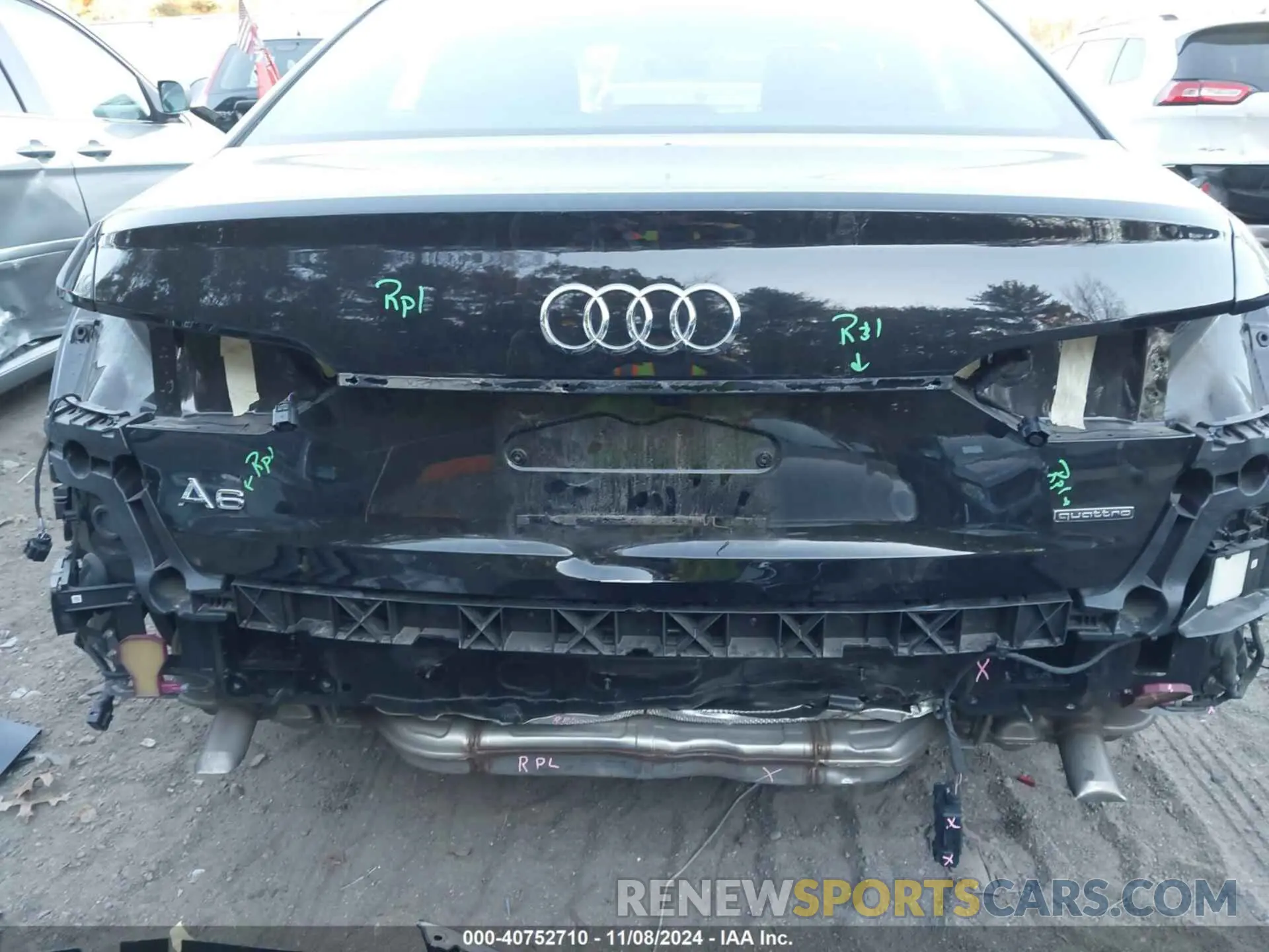 6 Photograph of a damaged car WAUL2AF27MN062880 AUDI A6 2021