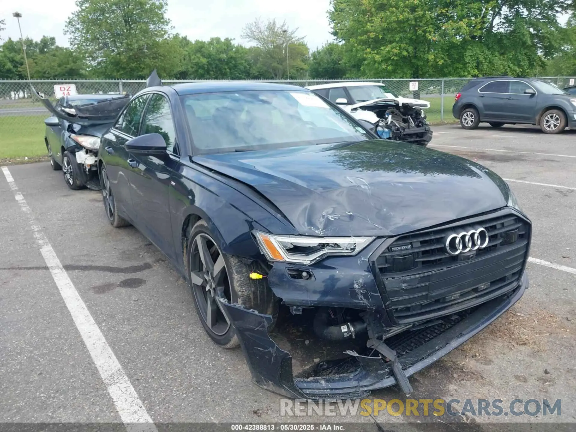 1 Photograph of a damaged car WAUL2AF2XMN041778 AUDI A6 2021