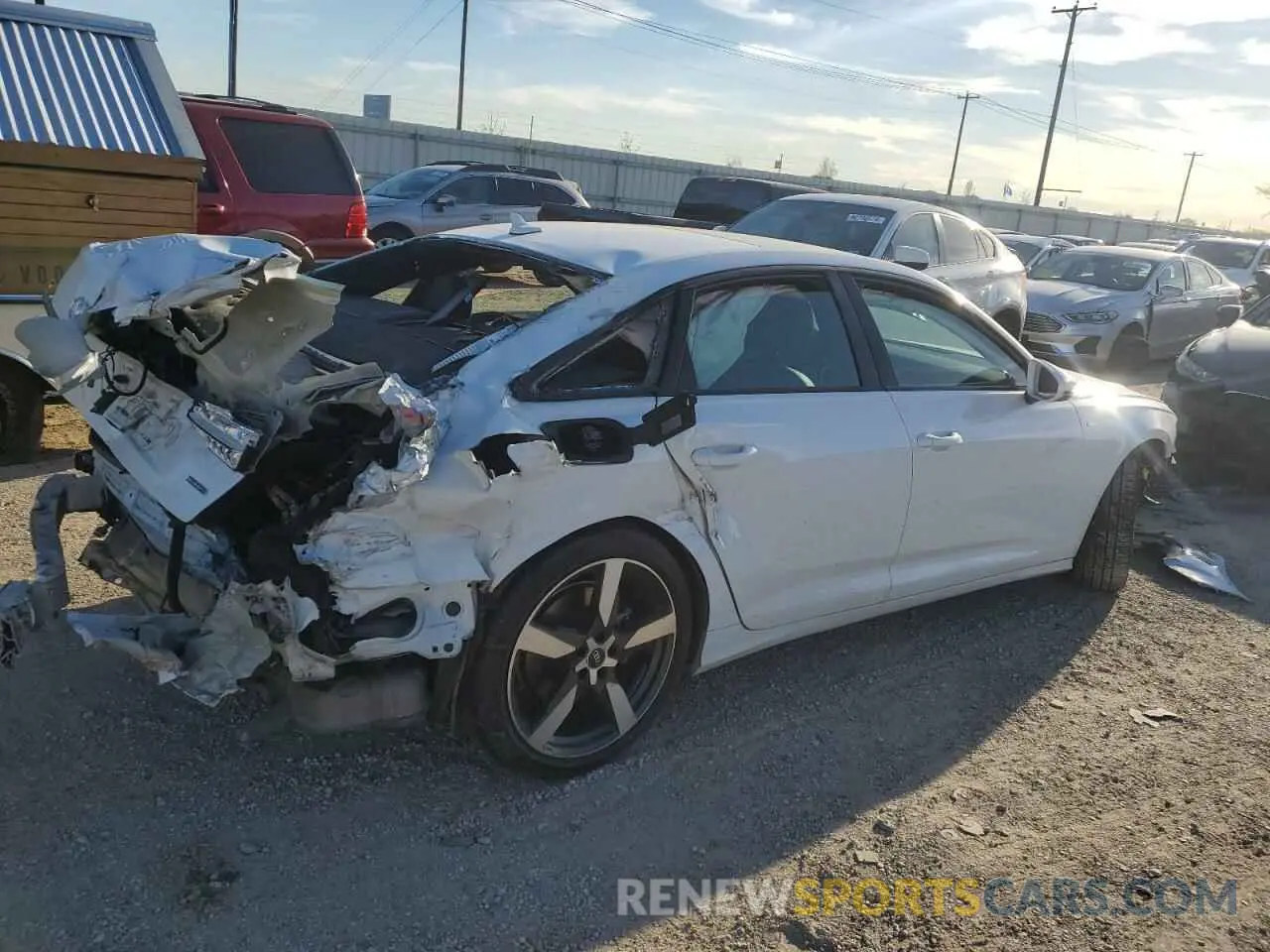 3 Photograph of a damaged car WAUL2AF2XMN059357 AUDI A6 2021