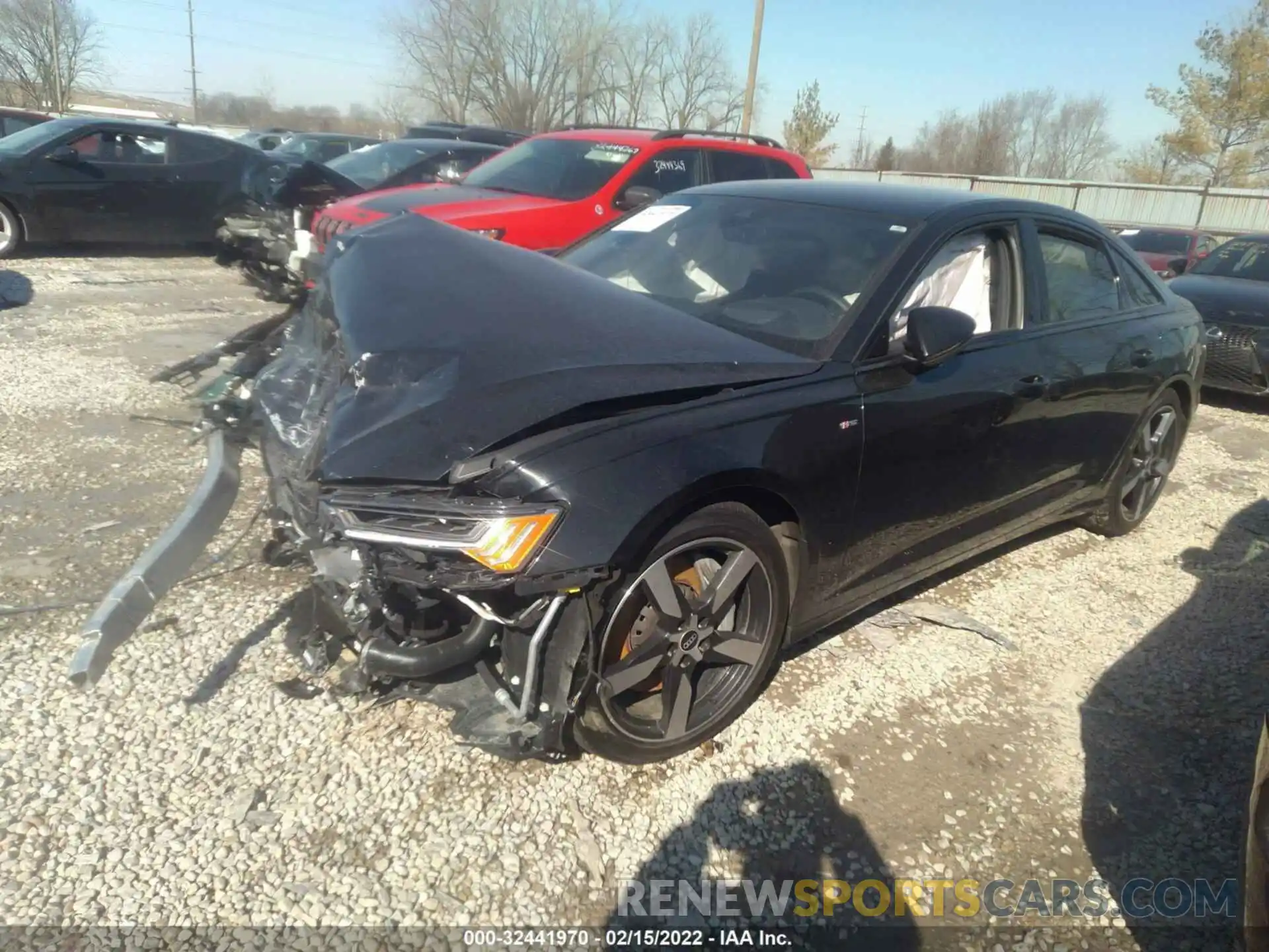 2 Photograph of a damaged car WAUM2AF21MN046033 AUDI A6 2021