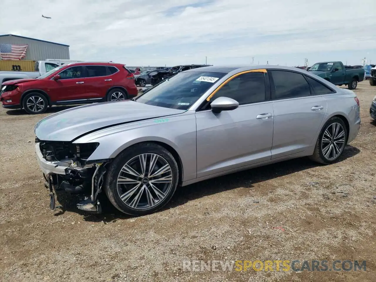 1 Photograph of a damaged car WAUE3BF24NN064311 AUDI A6 2022