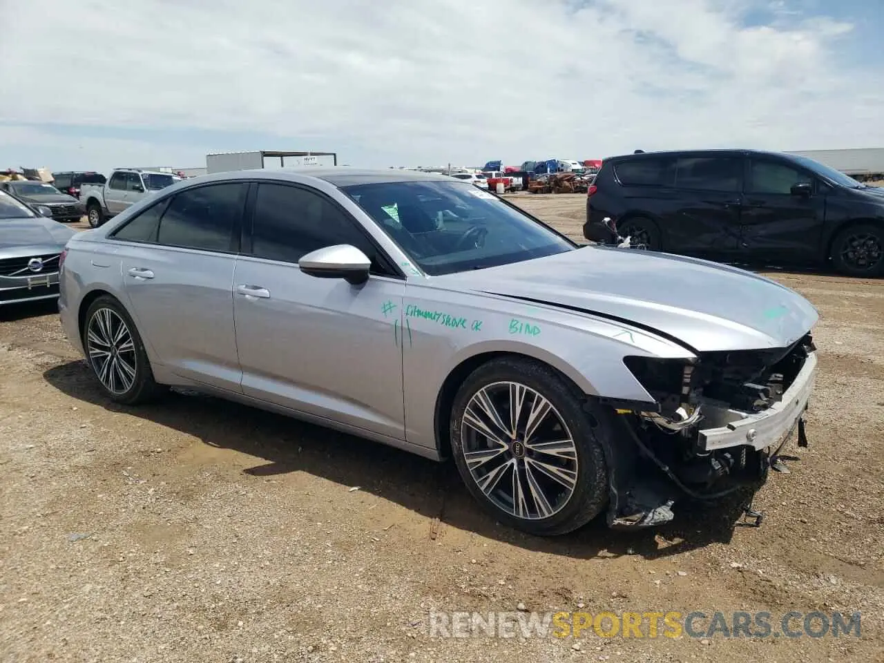 4 Photograph of a damaged car WAUE3BF24NN064311 AUDI A6 2022