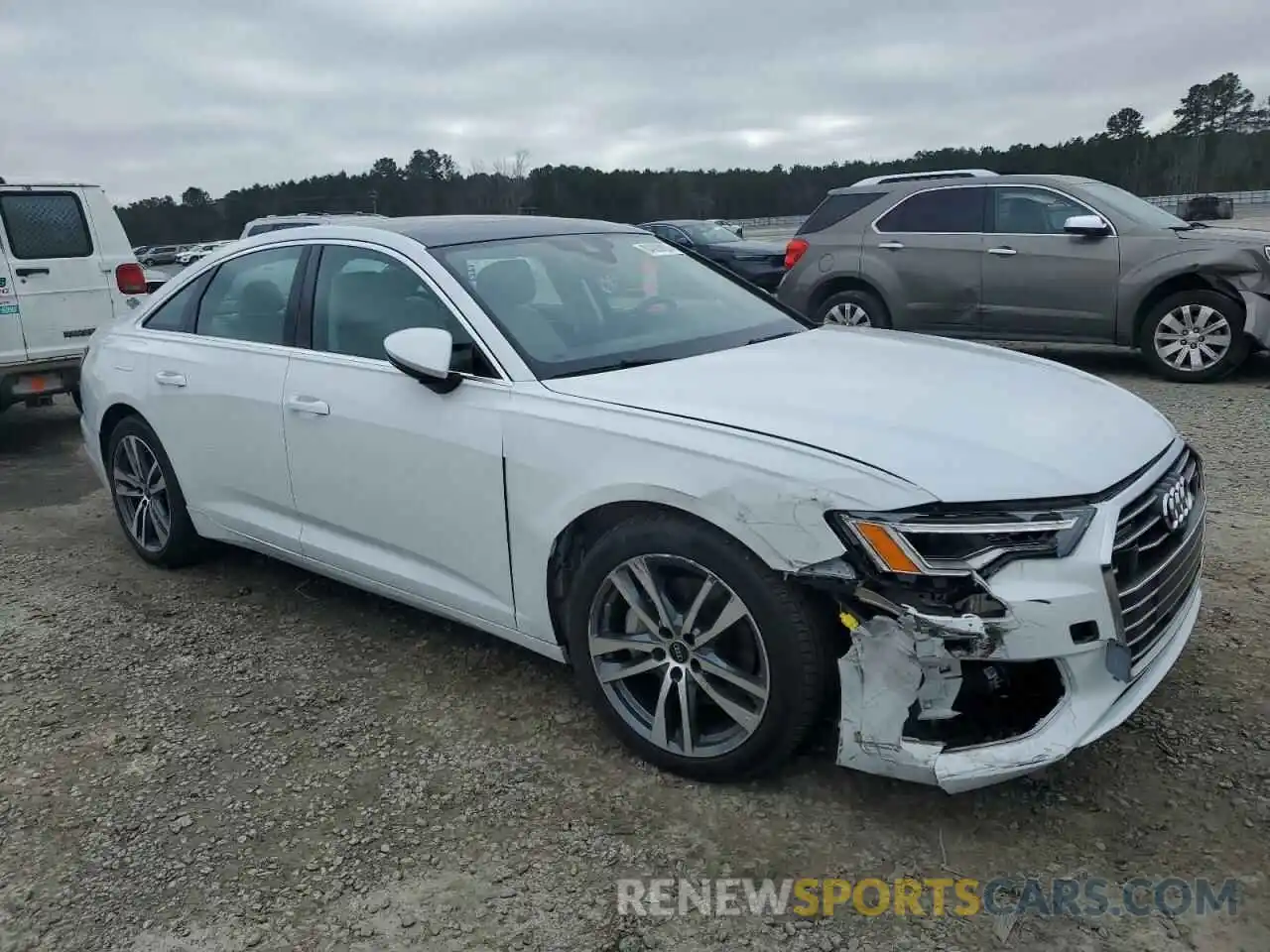 4 Photograph of a damaged car WAUE3BF25NN022861 AUDI A6 2022