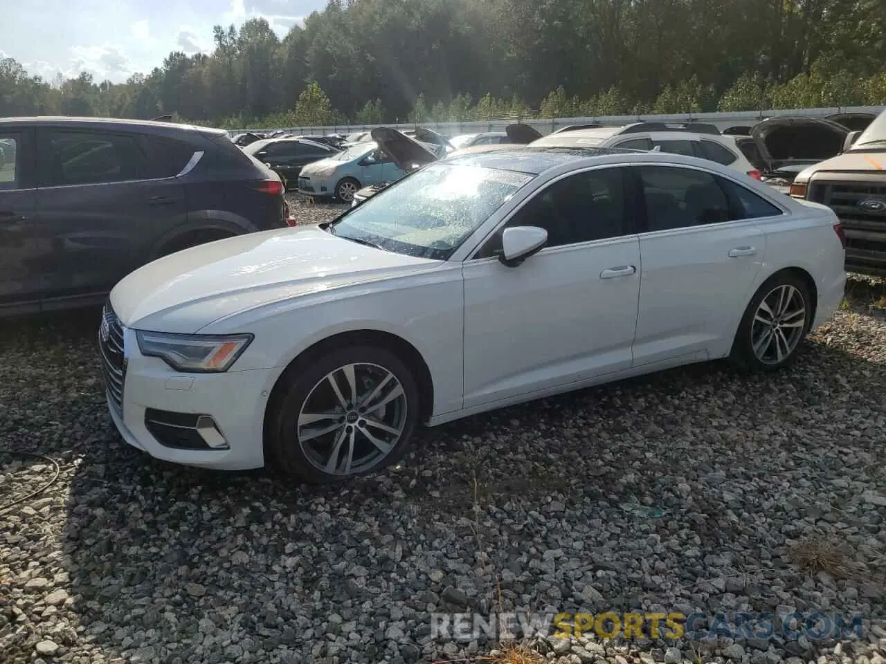 1 Photograph of a damaged car WAUE3BF26NN009231 AUDI A6 2022