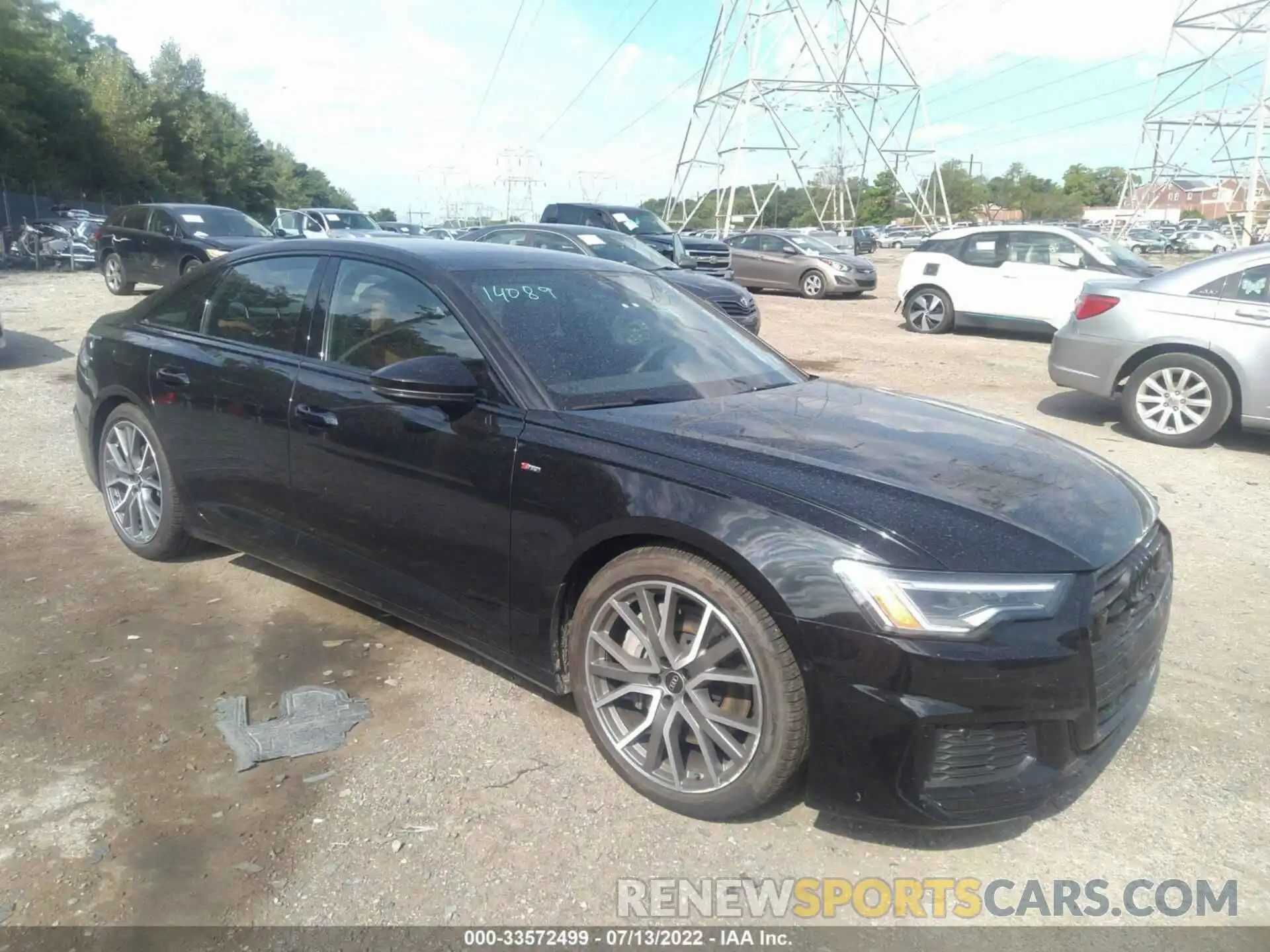 1 Photograph of a damaged car WAUL2BF20NN014189 AUDI A6 2022