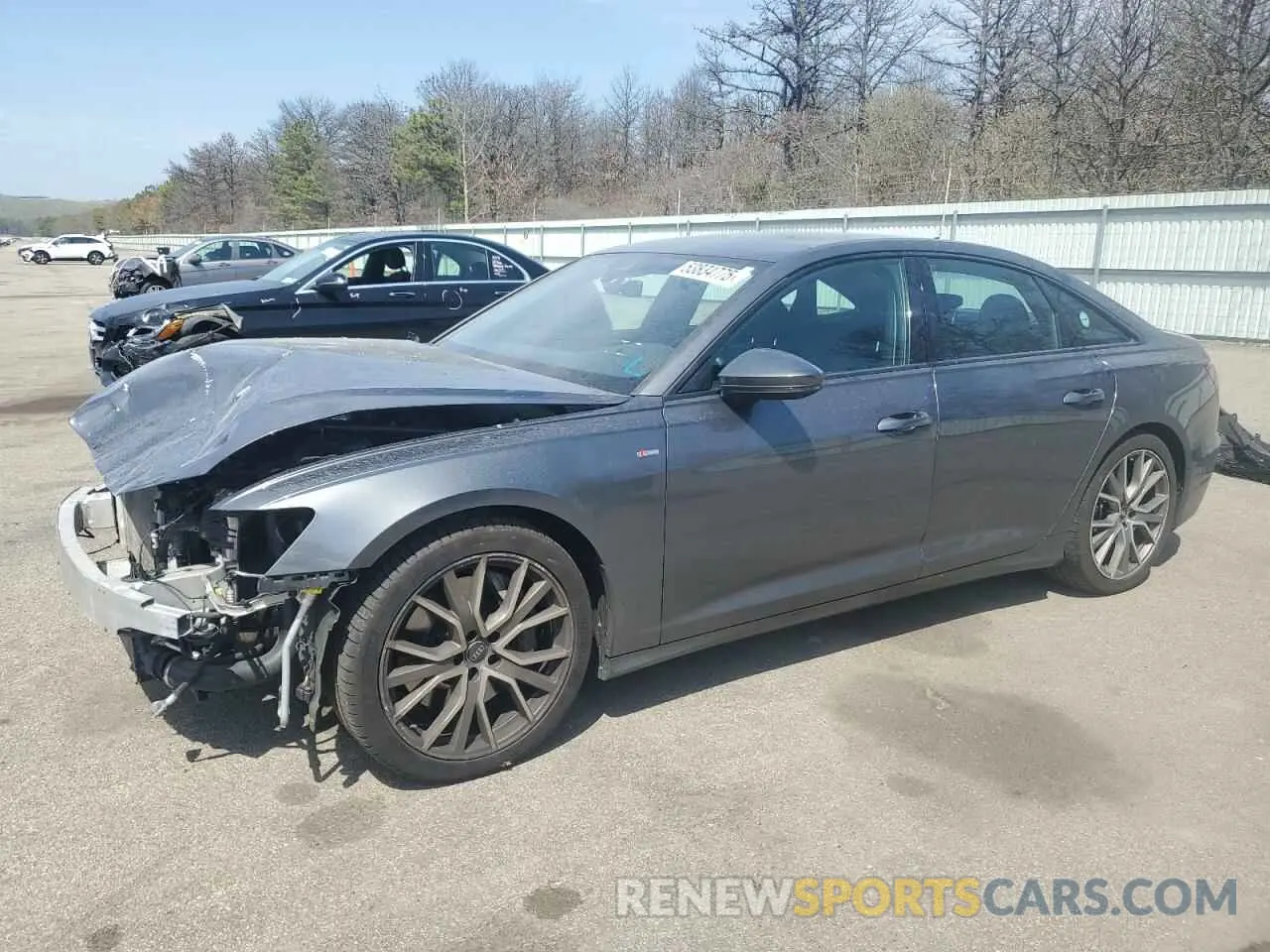 1 Photograph of a damaged car WAUL2BF27NN008857 AUDI A6 2022