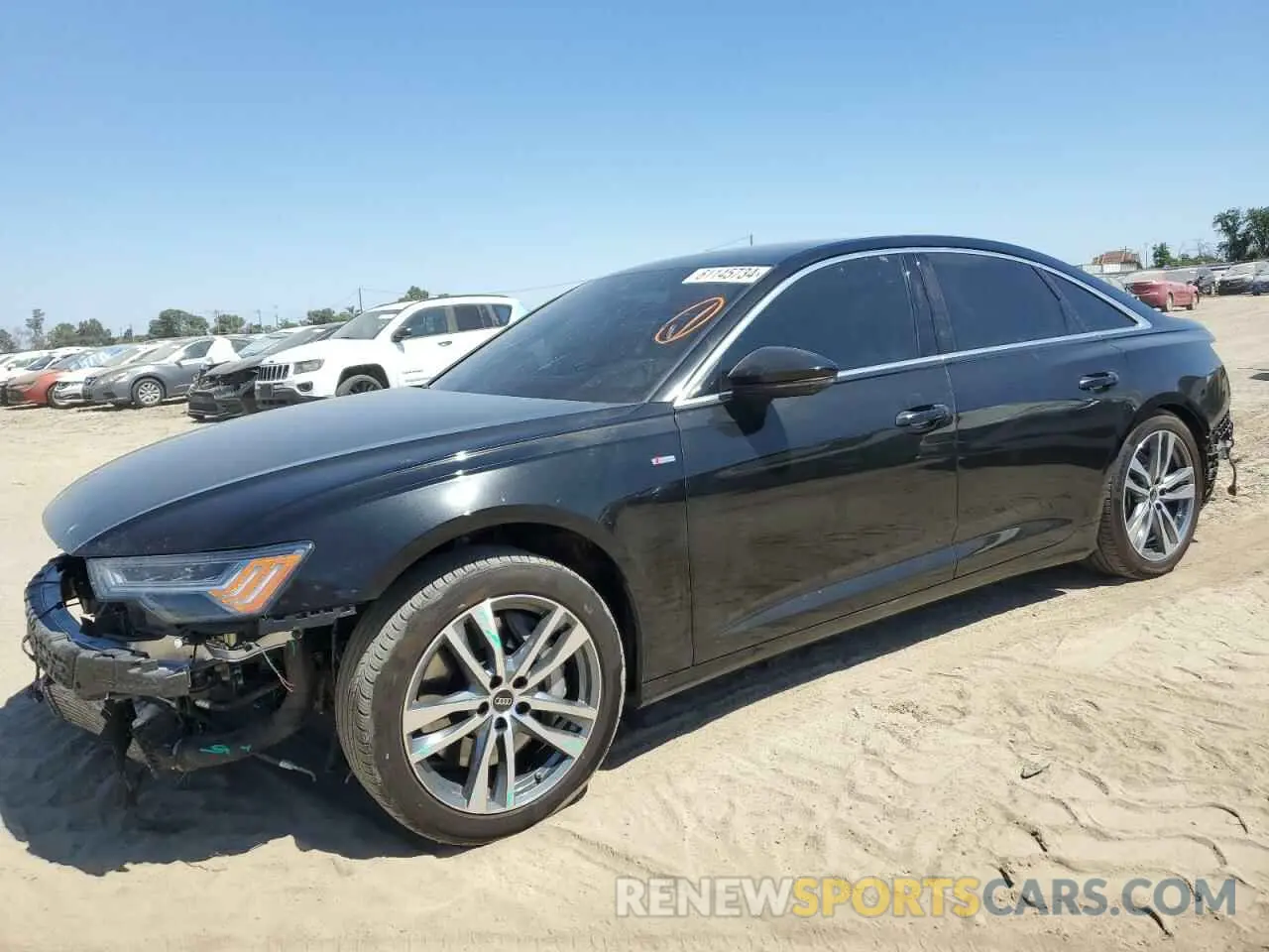 1 Photograph of a damaged car WAUM2BF25NN064087 AUDI A6 2022