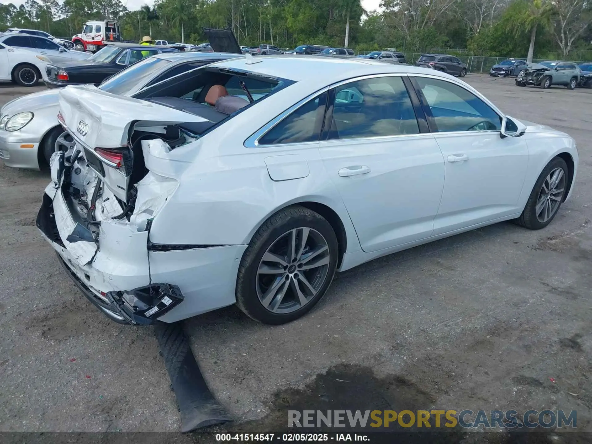 4 Photograph of a damaged car WAUD3BF27PN087628 AUDI A6 2023