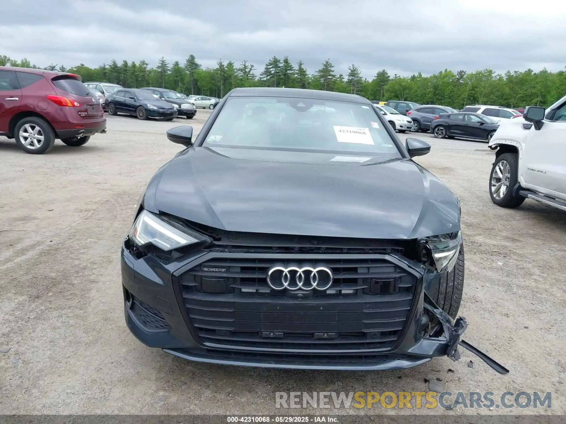 13 Photograph of a damaged car WAUE3BF20PN089872 AUDI A6 2023
