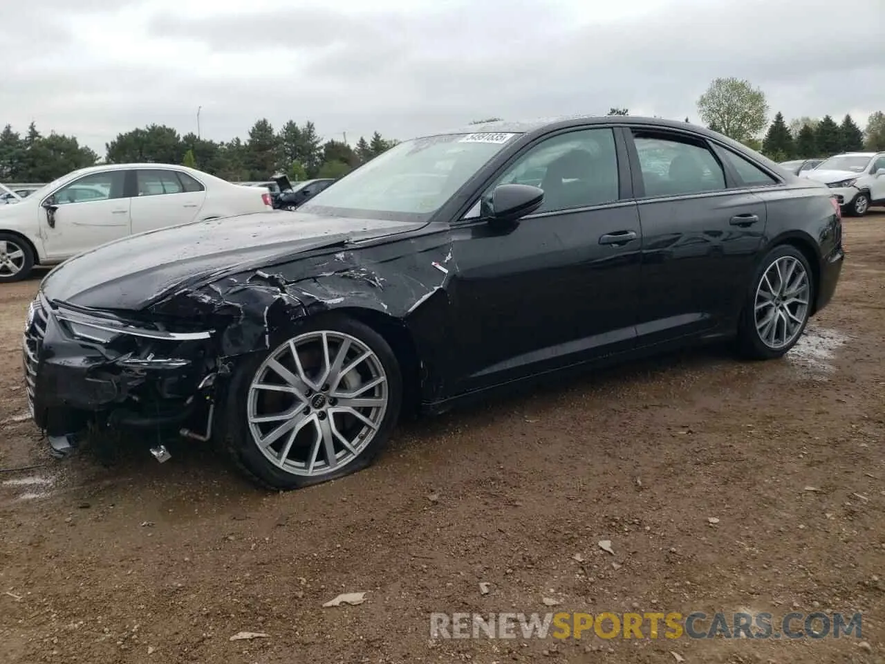1 Photograph of a damaged car WAUL2BF22PN009837 AUDI A6 2023