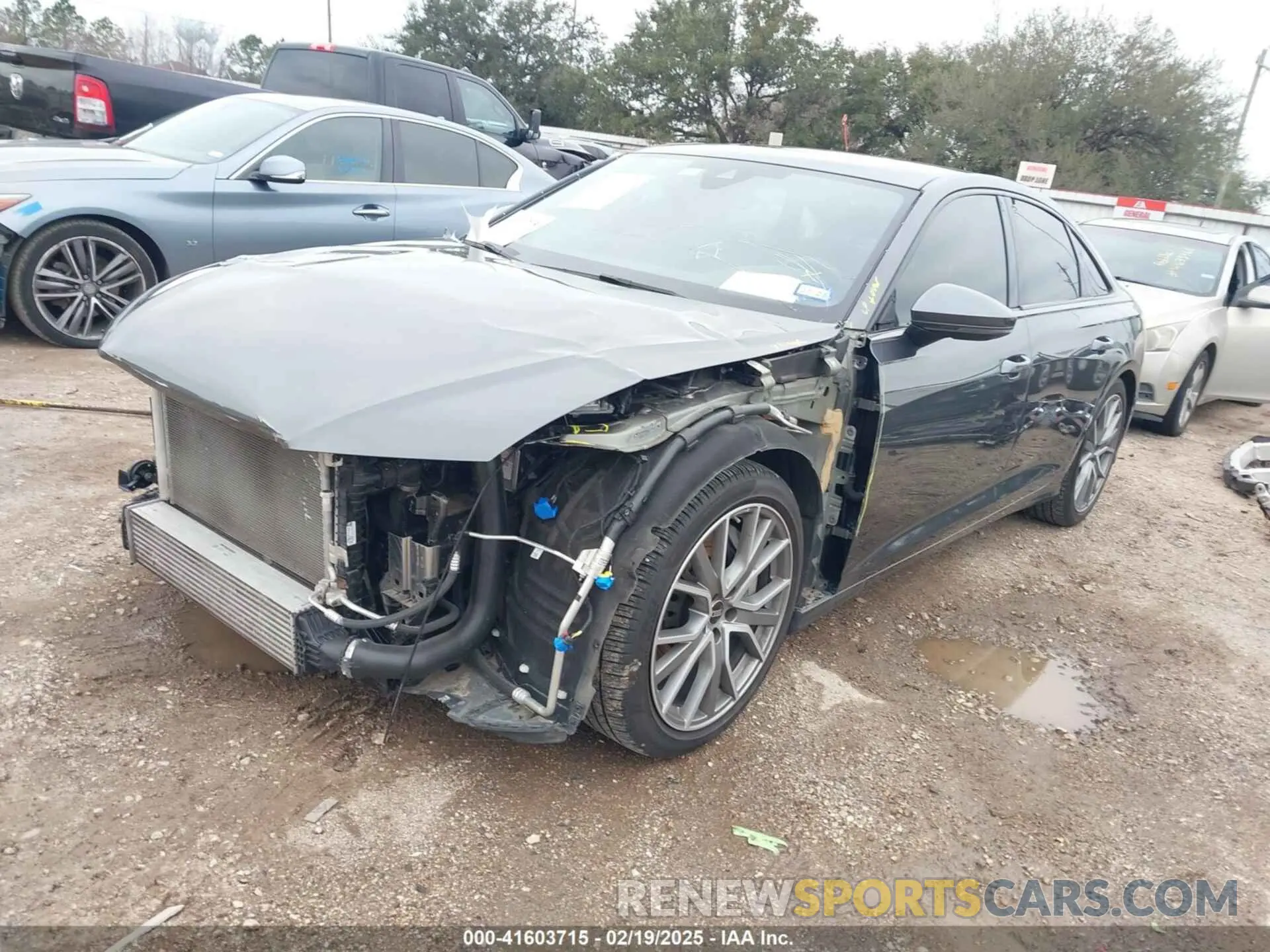 2 Photograph of a damaged car WAUL2BF27PN039318 AUDI A6 2023