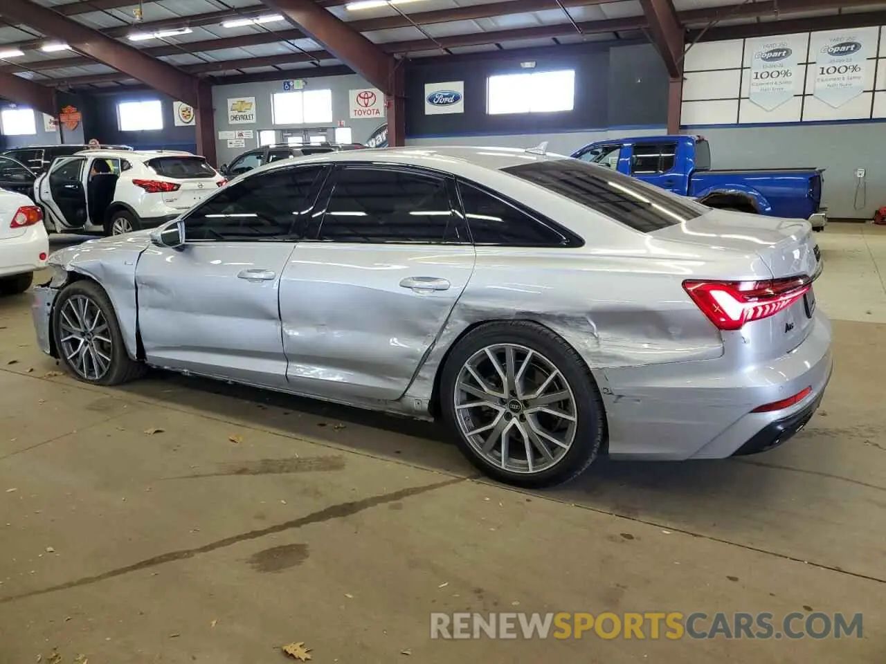2 Photograph of a damaged car WAUM2BF26PN013913 AUDI A6 2023
