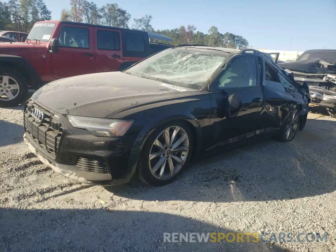 1 Photograph of a damaged car WAU92BF22RN012282 AUDI A6 2024
