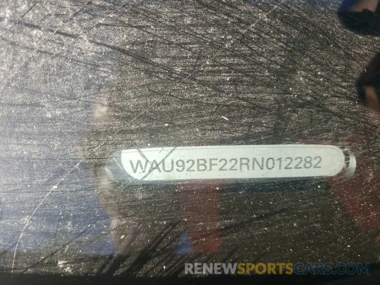 12 Photograph of a damaged car WAU92BF22RN012282 AUDI A6 2024