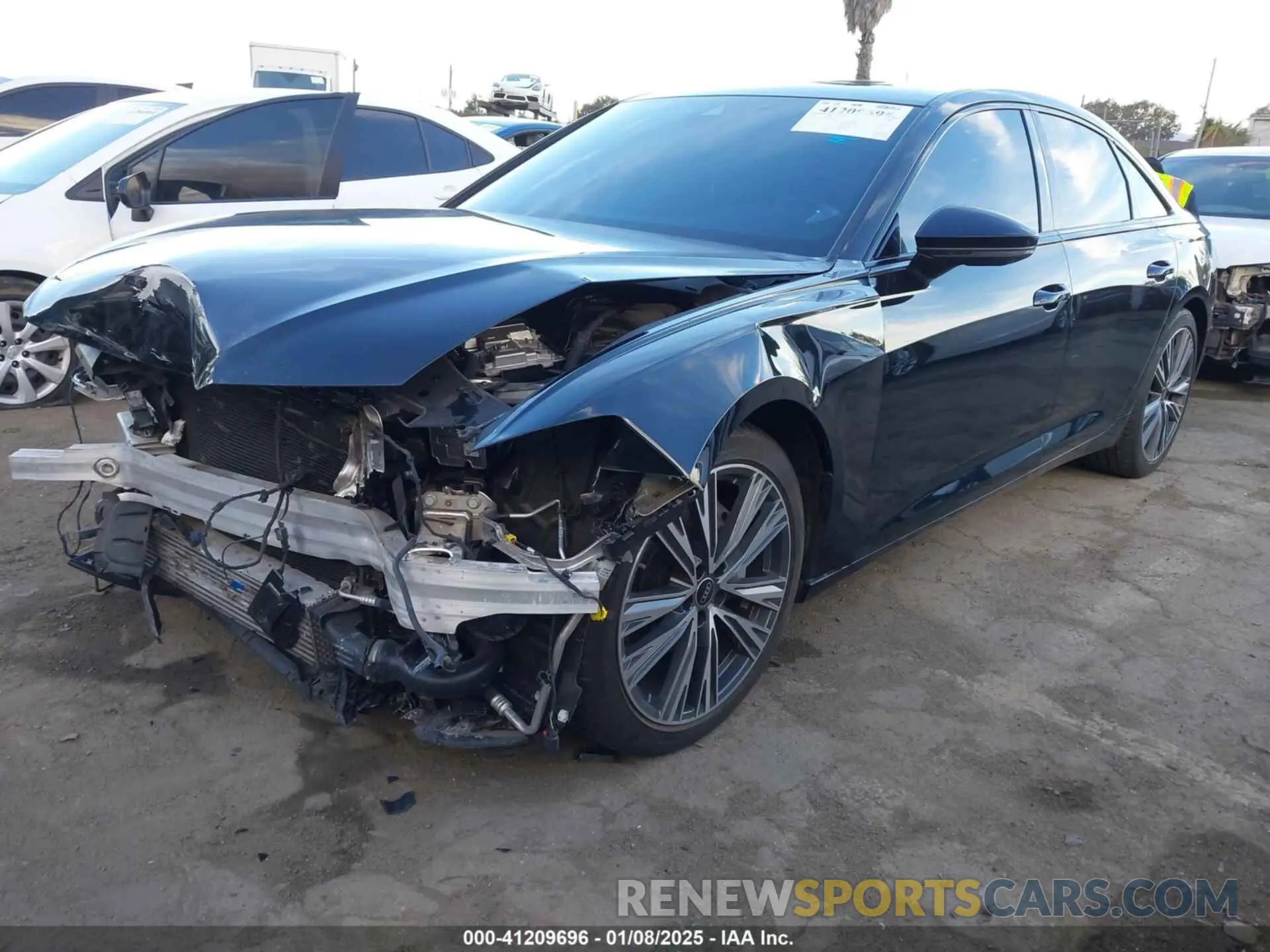 2 Photograph of a damaged car WAUD3BF29RN003120 AUDI A6 2024