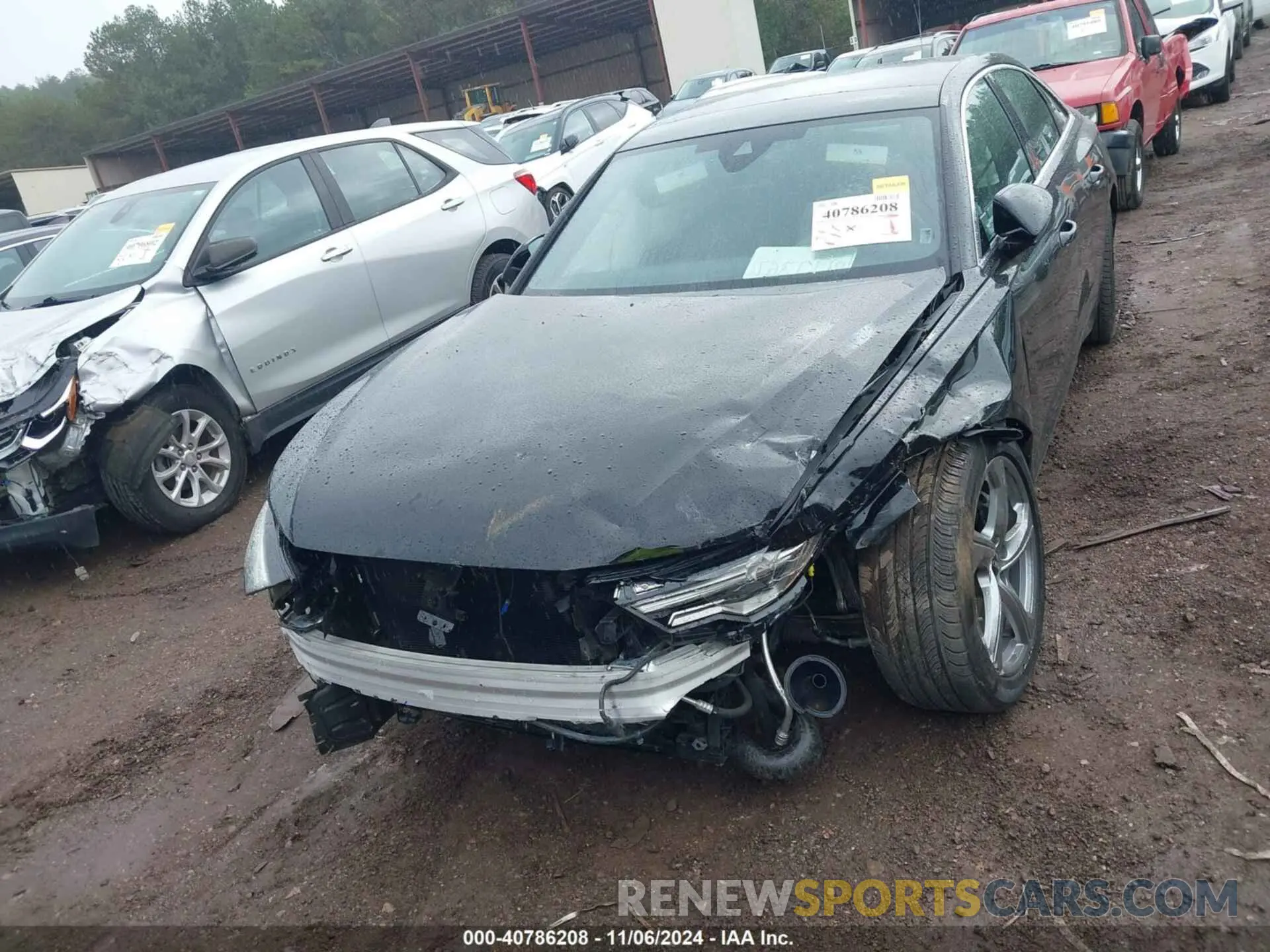 12 Photograph of a damaged car WAUE3BF21RN024452 AUDI A6 2024