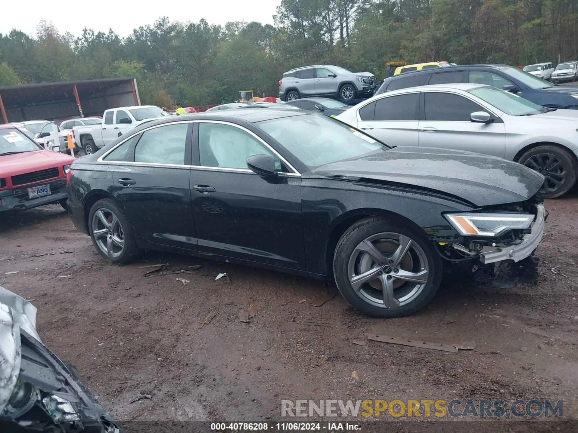 13 Photograph of a damaged car WAUE3BF21RN024452 AUDI A6 2024