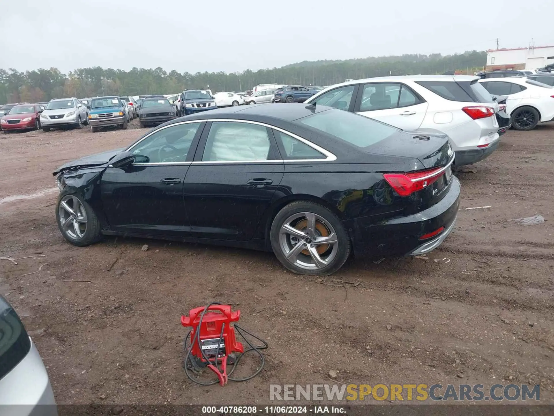 14 Photograph of a damaged car WAUE3BF21RN024452 AUDI A6 2024