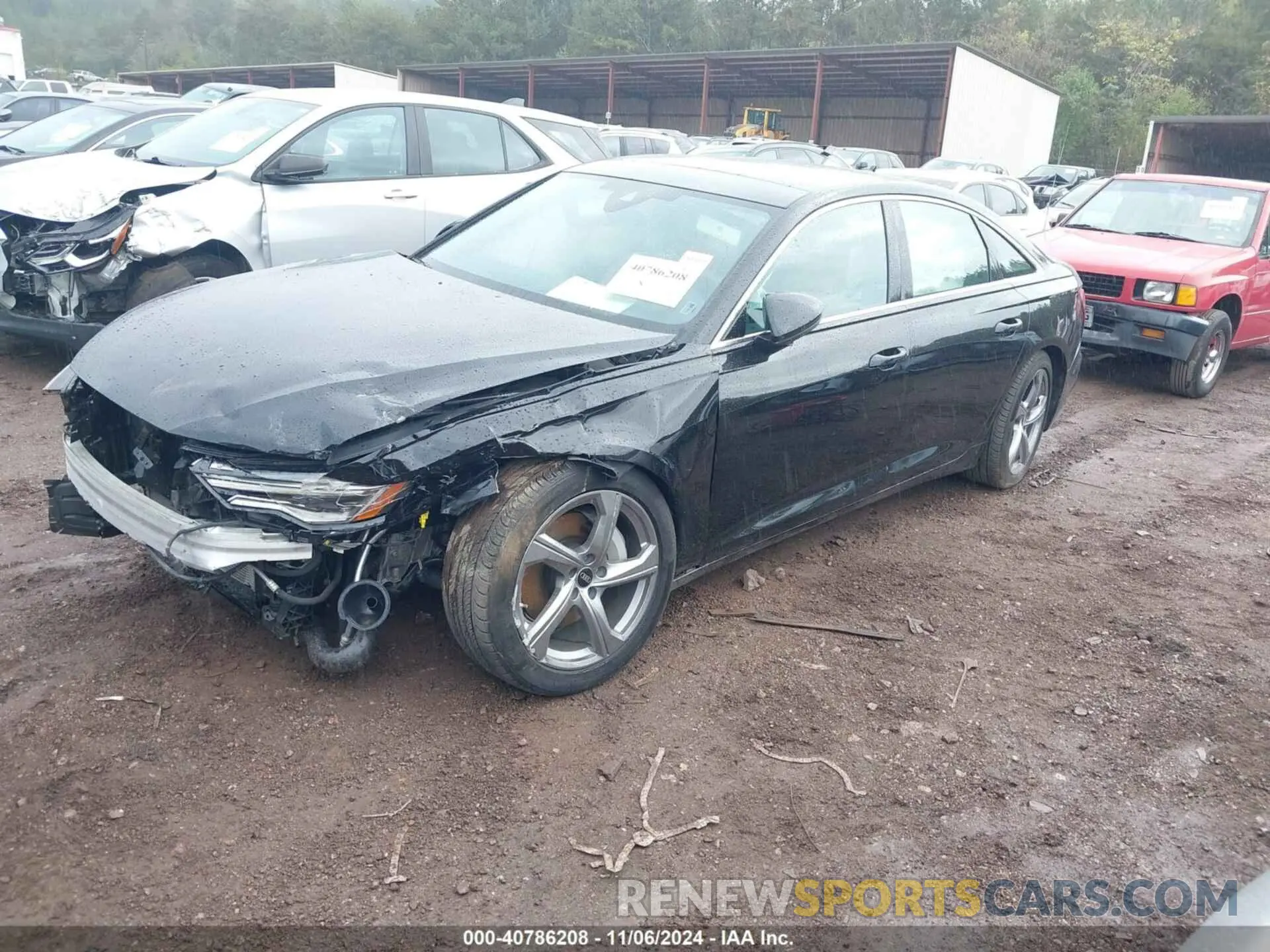 2 Photograph of a damaged car WAUE3BF21RN024452 AUDI A6 2024
