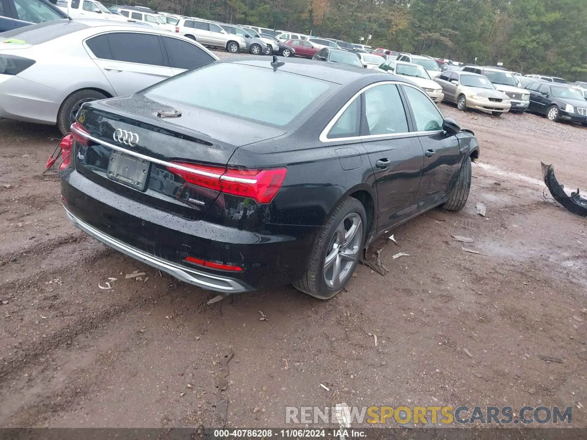 4 Photograph of a damaged car WAUE3BF21RN024452 AUDI A6 2024