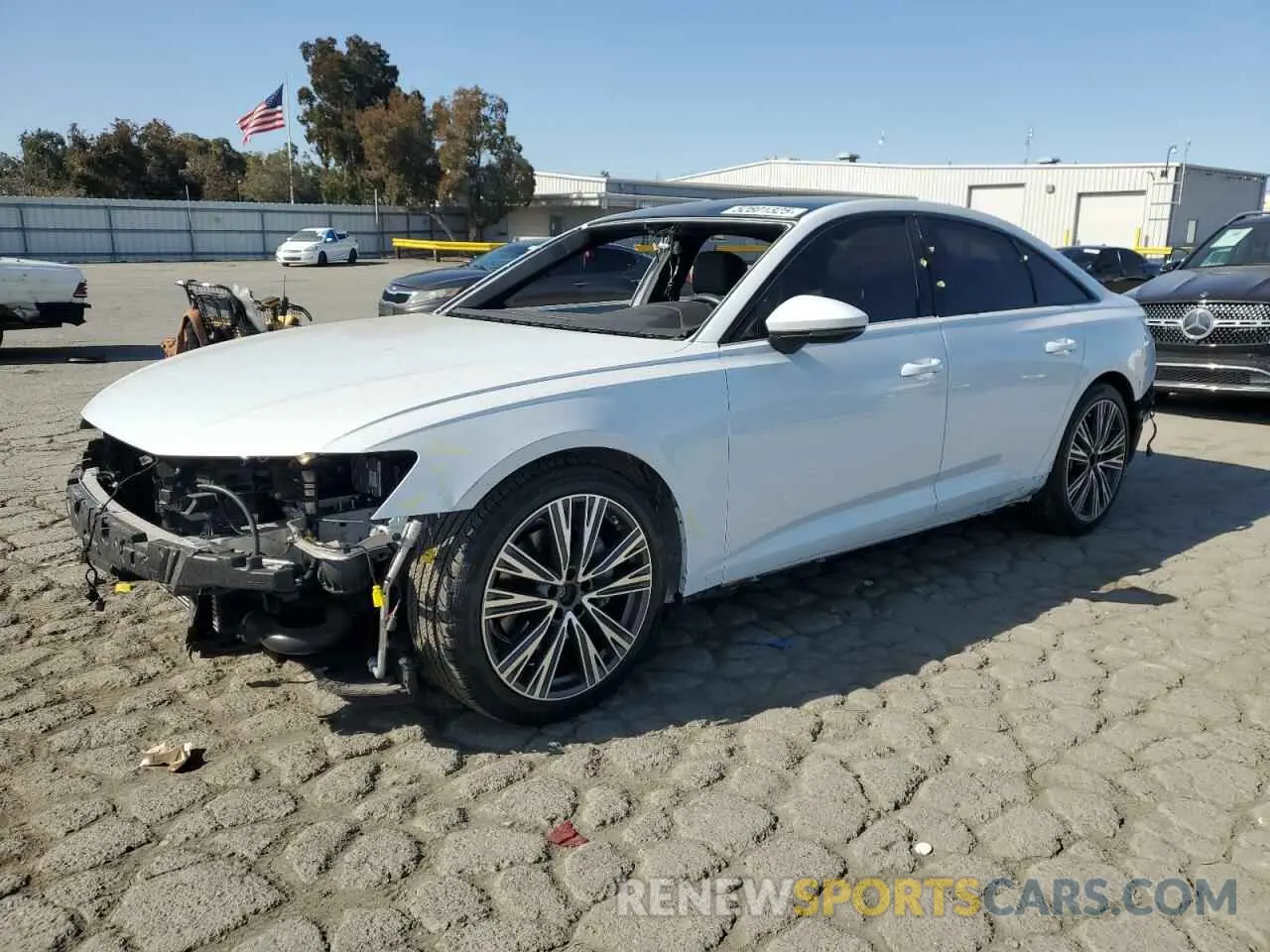 1 Photograph of a damaged car WAUE3BF25RN010148 AUDI A6 2024