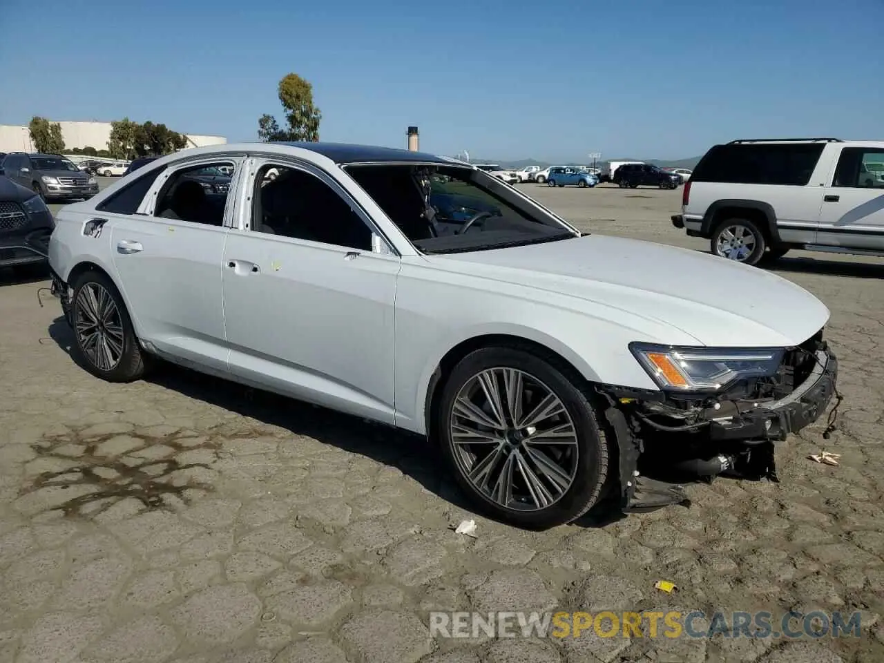 4 Photograph of a damaged car WAUE3BF25RN010148 AUDI A6 2024