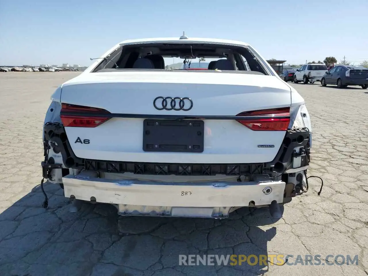 6 Photograph of a damaged car WAUE3BF25RN010148 AUDI A6 2024