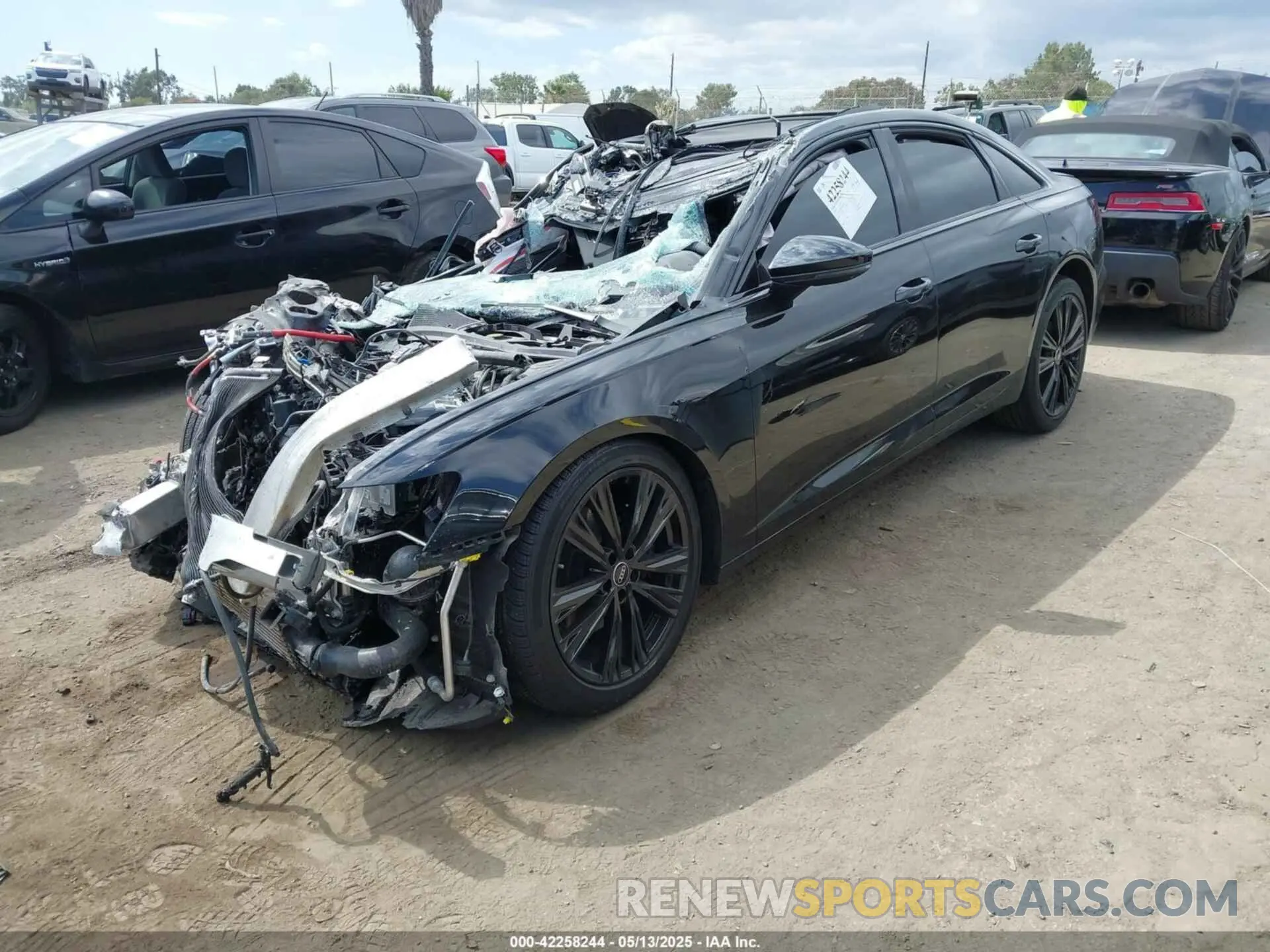2 Photograph of a damaged car WAUE3BF25RN058281 AUDI A6 2024