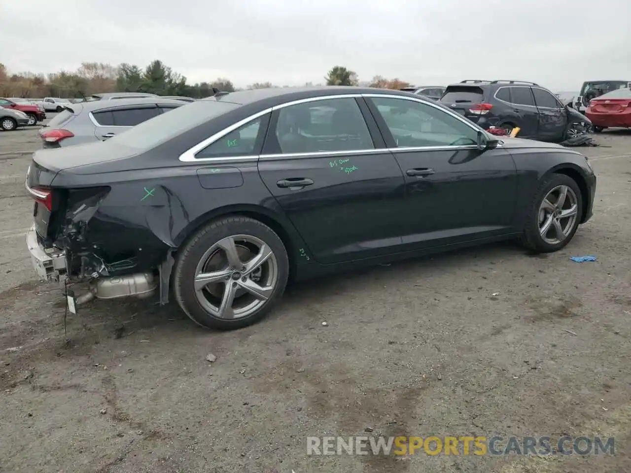 3 Photograph of a damaged car WAUE3BF26RN002155 AUDI A6 2024