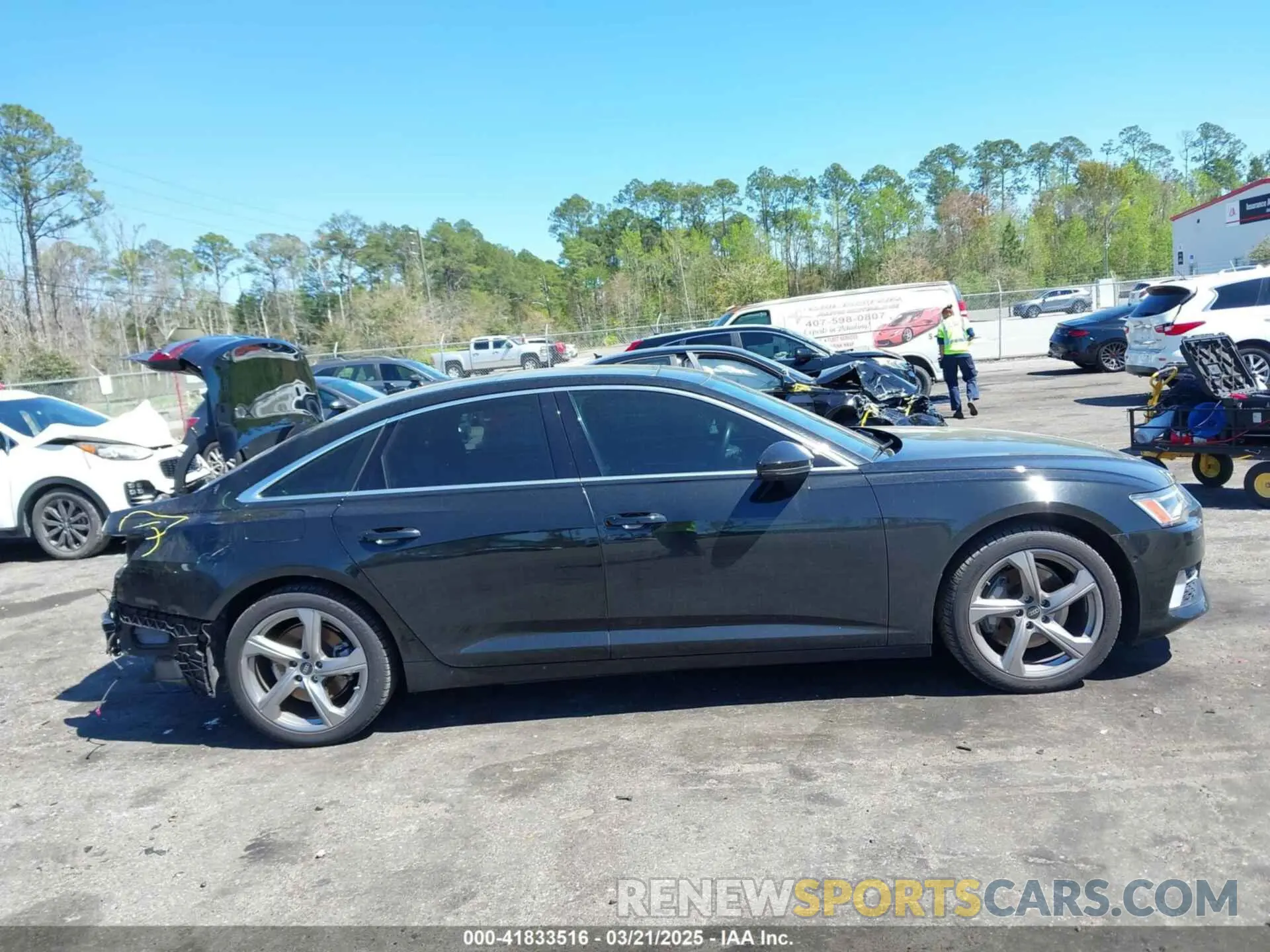 13 Photograph of a damaged car WAUE3BF29RN005518 AUDI A6 2024