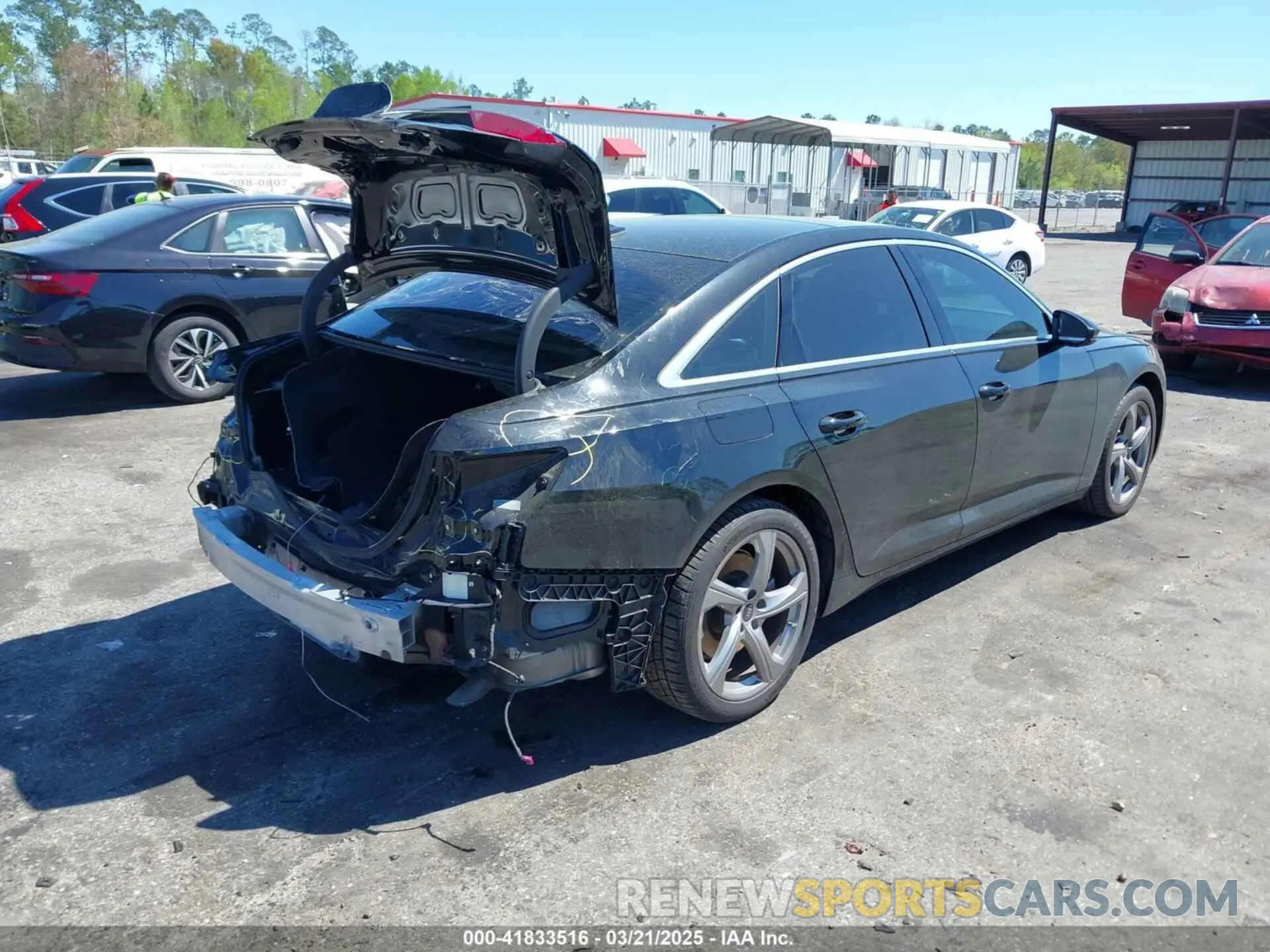 4 Photograph of a damaged car WAUE3BF29RN005518 AUDI A6 2024