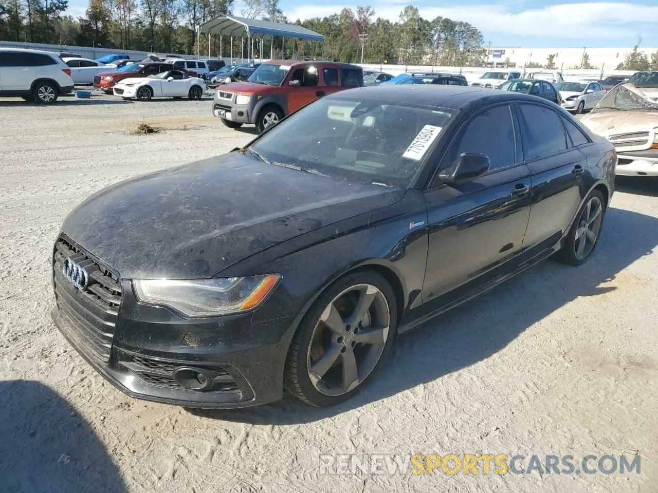 1 Photograph of a damaged car WAUHGAFCXEN096376 AUDI A6 2024