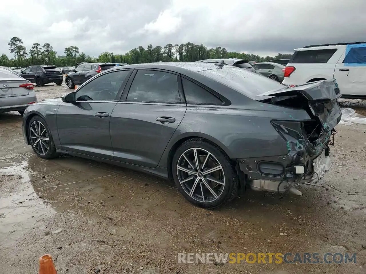 2 Photograph of a damaged car WAUL2BF21RN060653 AUDI A6 2024