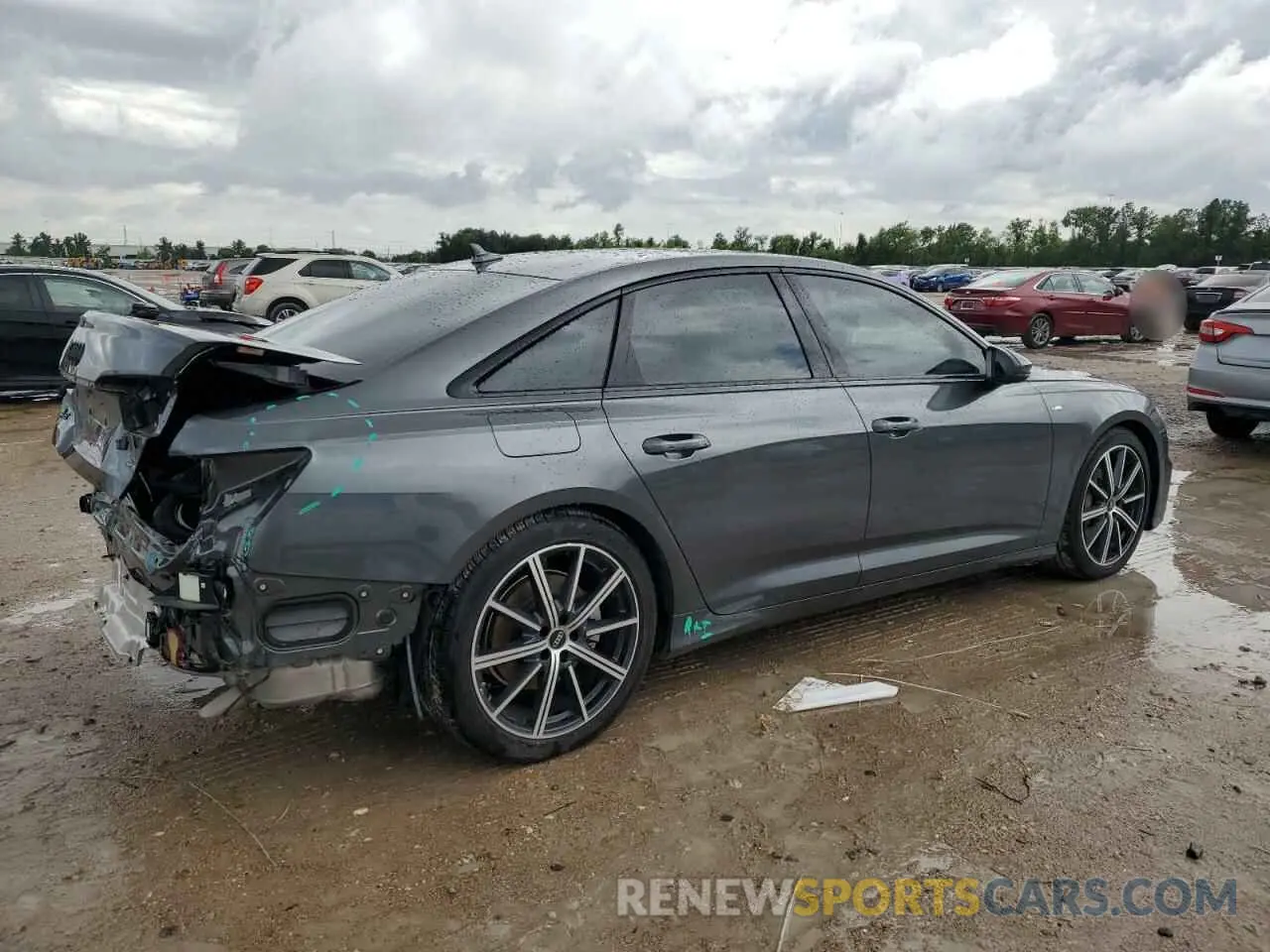 3 Photograph of a damaged car WAUL2BF21RN060653 AUDI A6 2024